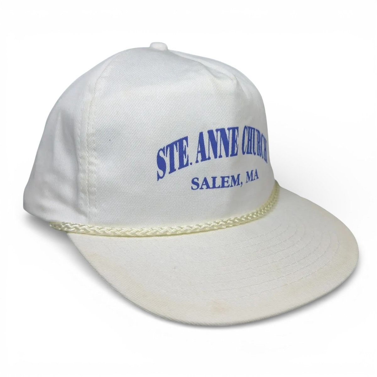 Vintage Vintage 90s St. Anne Church Salem MA Logo Snapback Hat Size ONE SIZE - 2 Thumbnail