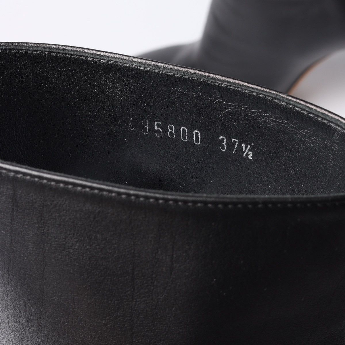 Alexander McQueen Alexander McQueen Black Mid-Calf Leather Boots Shoes Size US 7.5 / IT 37.5 - 15 Thumbnail
