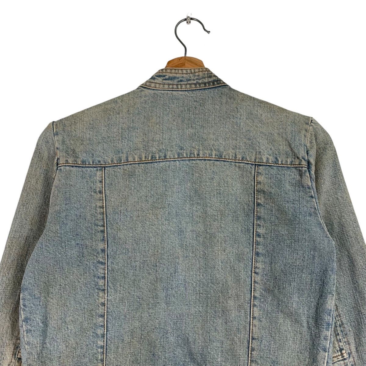 Gap GAP Washed Cropped Denim Jacket #0601-C28 Size S / US 4 / IT 40 - 8 Thumbnail