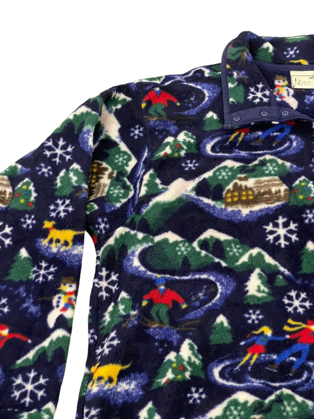 L.L. Bean Vtg L.L. Bean Fleece Snap T Pullover Ski 5🟩9 Size US M / EU 48-50 / 2 - 8 Thumbnail