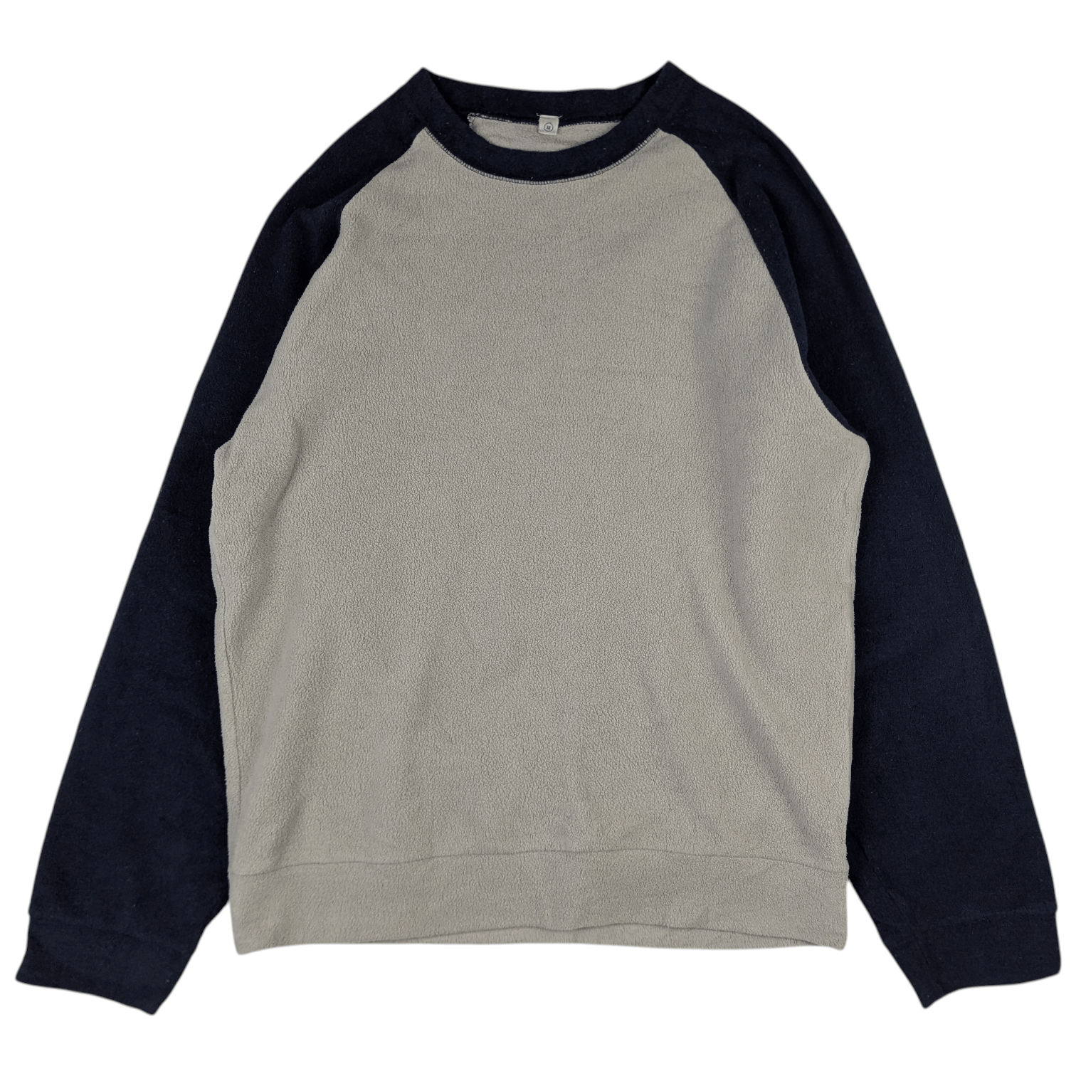 Uniqlo Vintage 2000's UNIQLO Raglan Fleece Sweatshirts Pullover Size US M / EU 48-50 / 2 - 3 Thumbnail