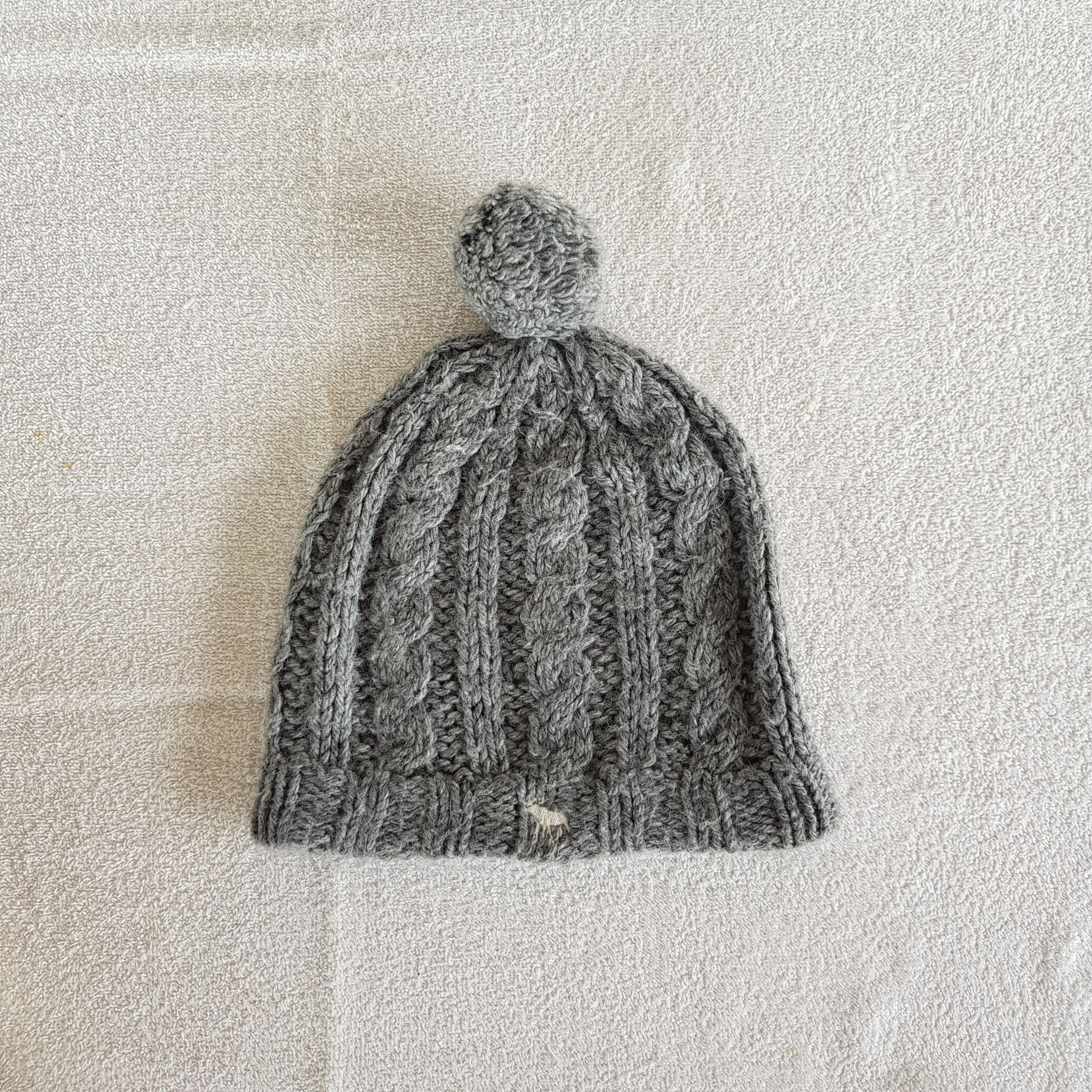 Aran Isles Knitwear Vintage Abercrombie Beanie Y2K Crochet Slouchy Snow Caps Hat Size ONE SIZE - 5 Thumbnail