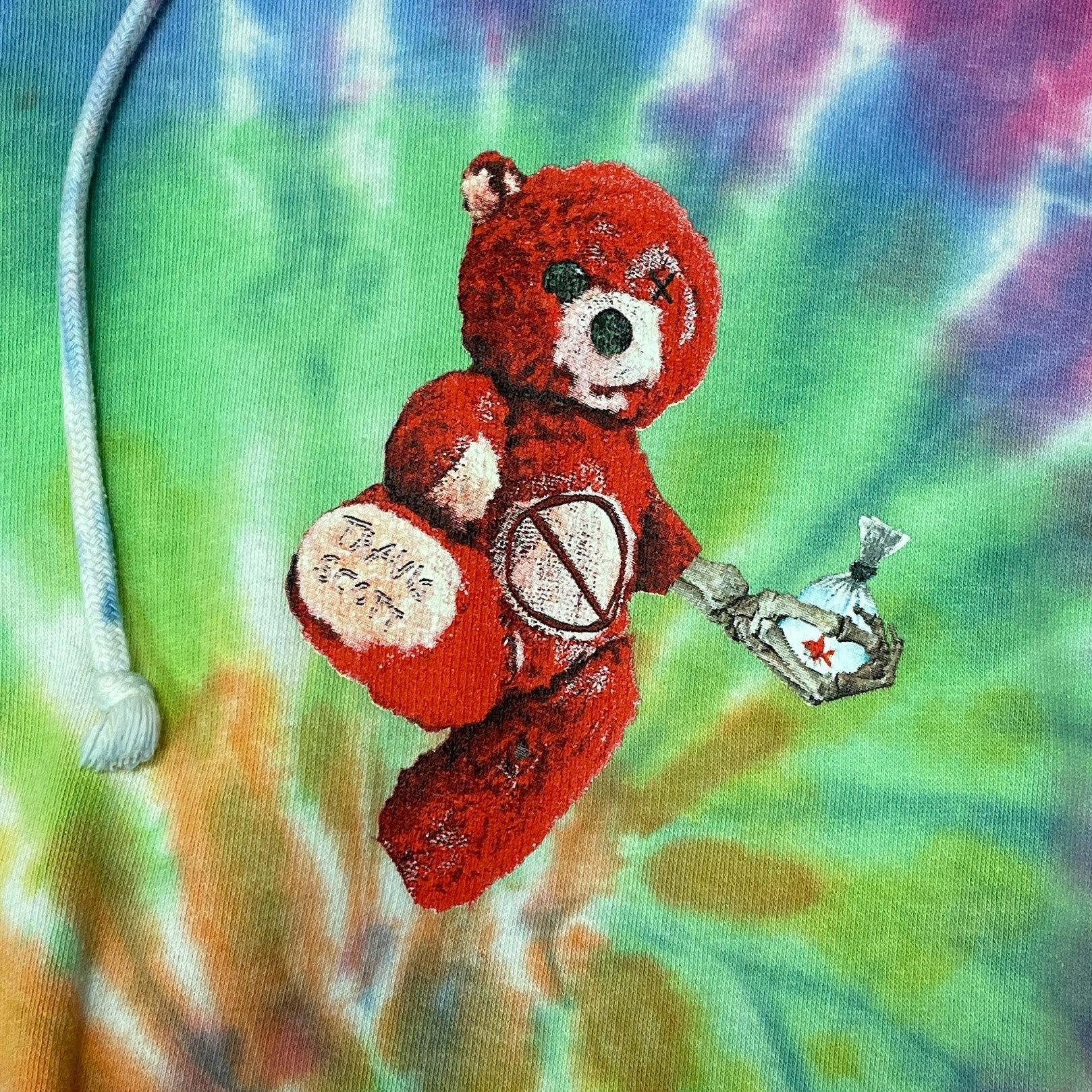 Travis Scott Per-Owned Travis Scott Astroworld Tour Skipping Bear Tie Dye Size US M / EU 48-50 / 2 - 2 Thumbnail