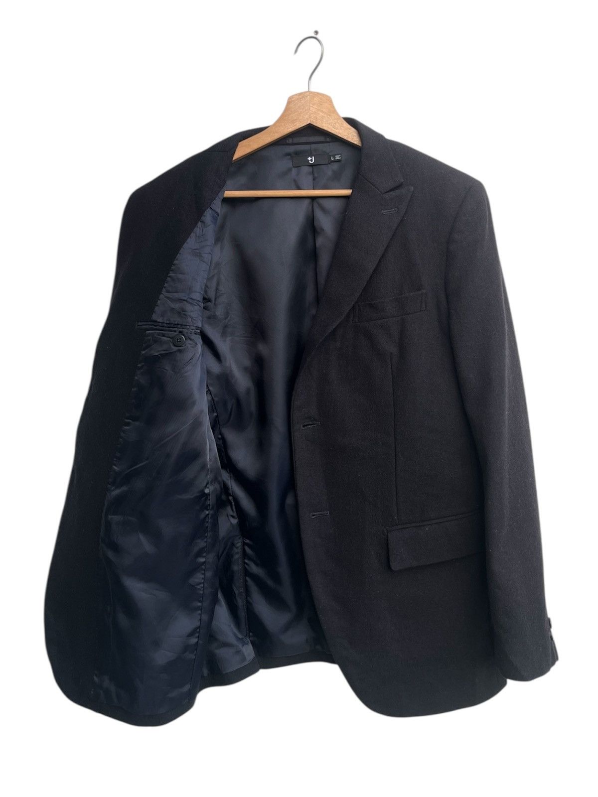 Jil Sander × Uniqlo +J Wool Blend Tailored Jacket Size US L / EU 52-54 / 3 - 2 Thumbnail