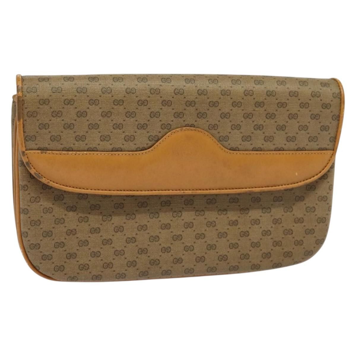 Gucci GUCCI Micro GG Supreme Shoulder Bag Pvc Beige Gold 004 106 Size ONE SIZE - 1 Thumbnail