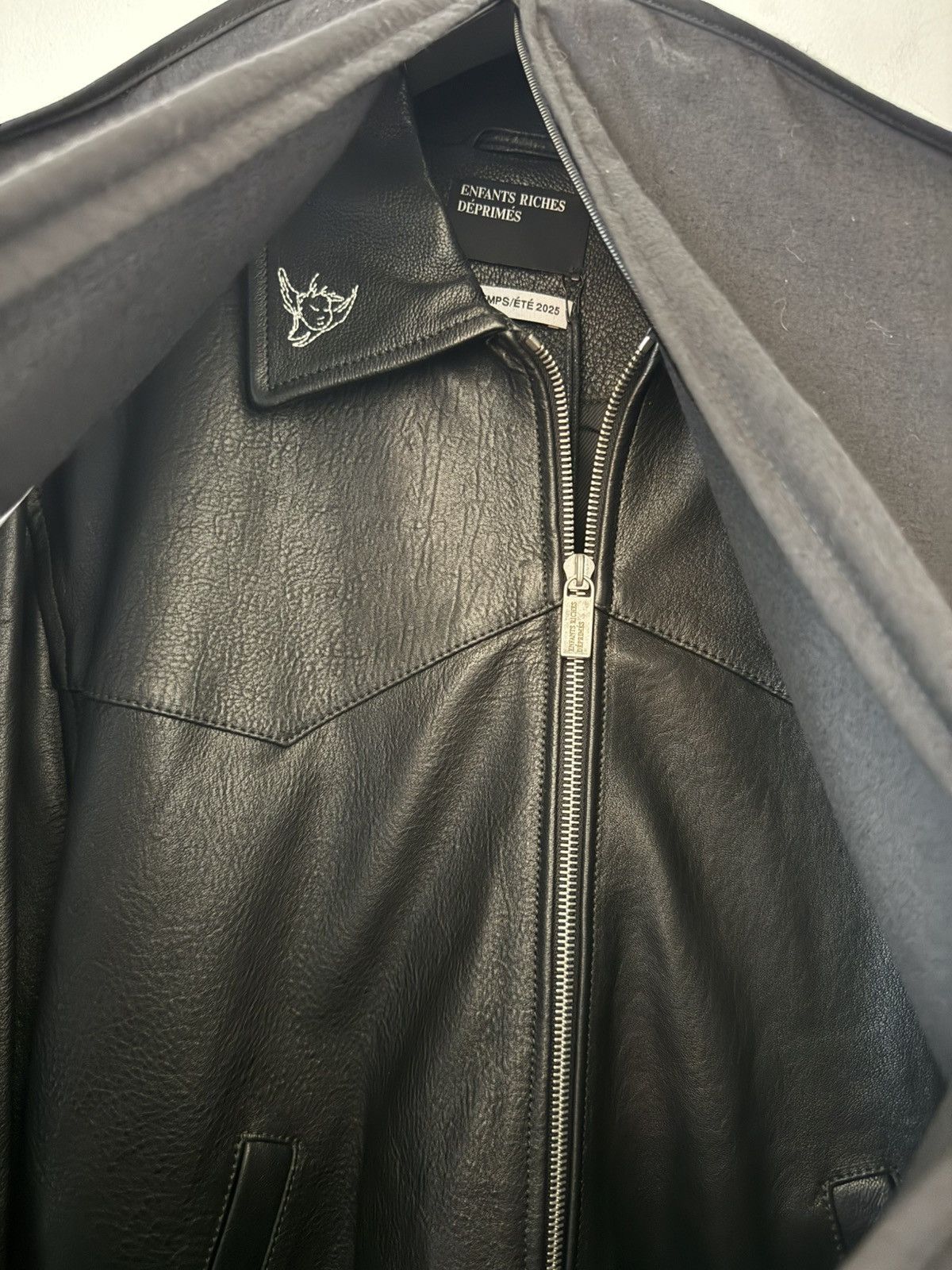 Enfants Riches Deprimes Enfants Riches Déprimés Leather Jacket Black XL Size US XL / EU 56 / 4 - 18 Thumbnail