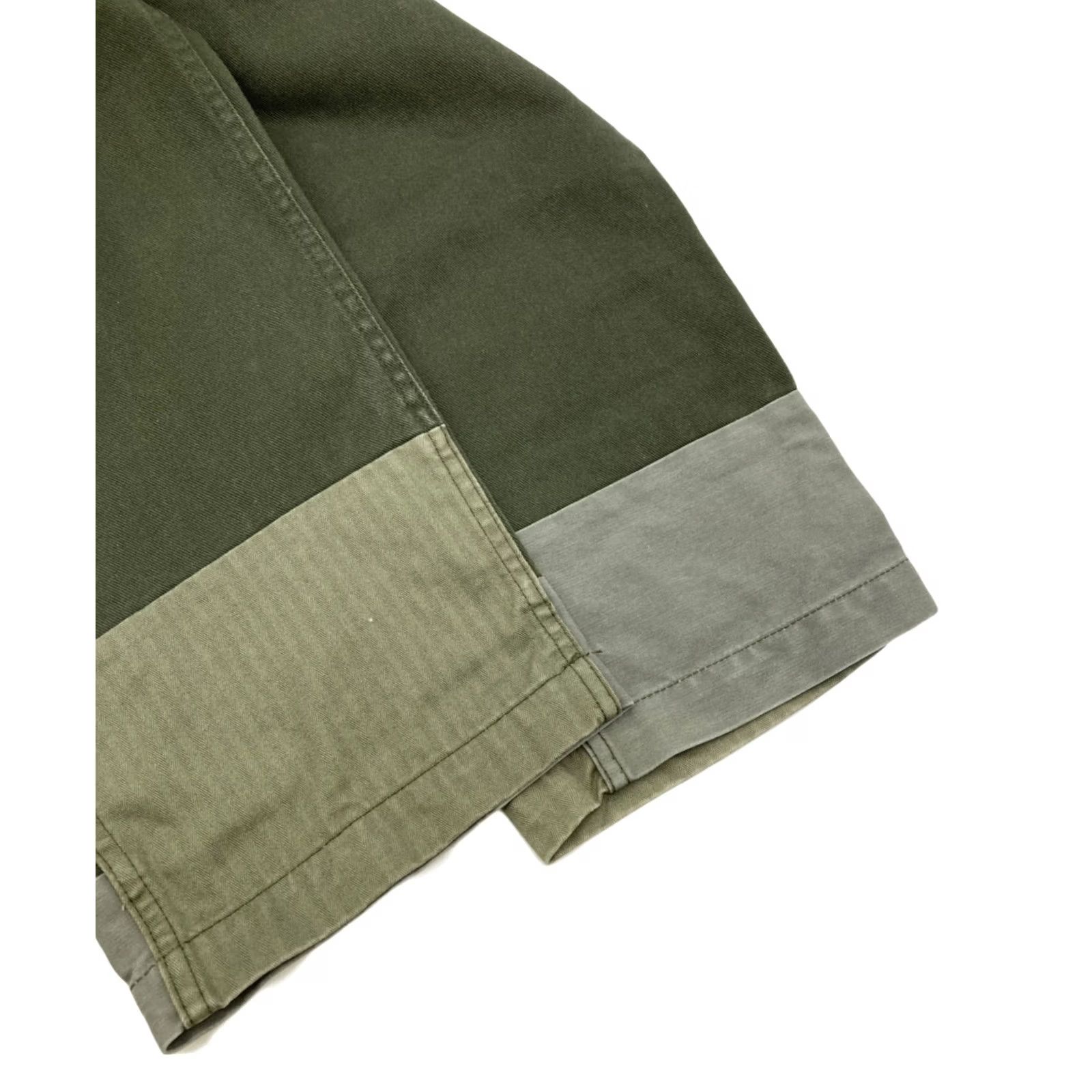 Engineered Garments Engineered Garments Fatigue Pants Green Cotton Patchwork Size S Men's Size US 29 - 4 Thumbnail