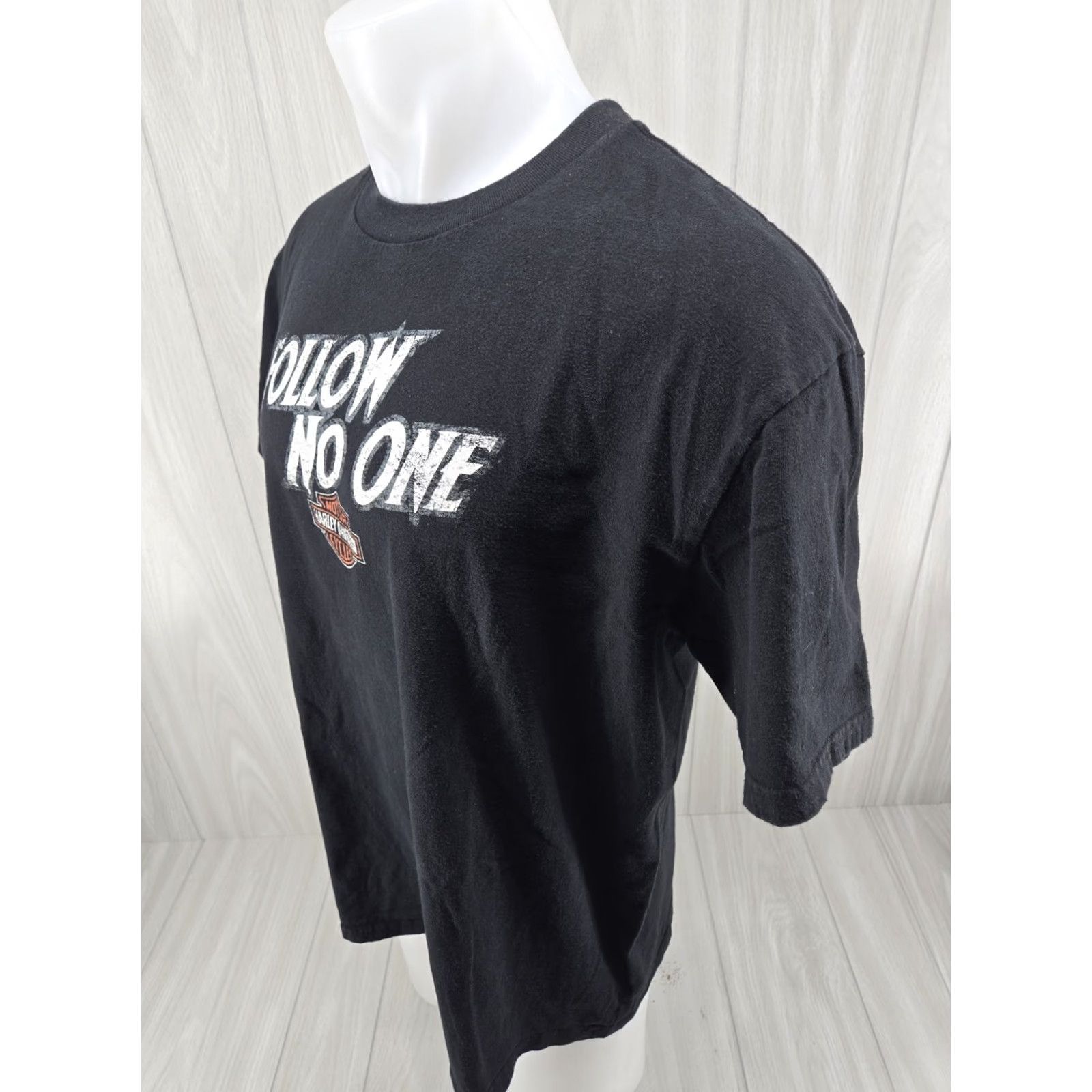 Harley Davidson Harley-Davidson Thundercreek Chattanooga TN T Shirt Mens XL Black 100% Cotton Size US XL / EU 56 / 4 - 6 Thumbnail