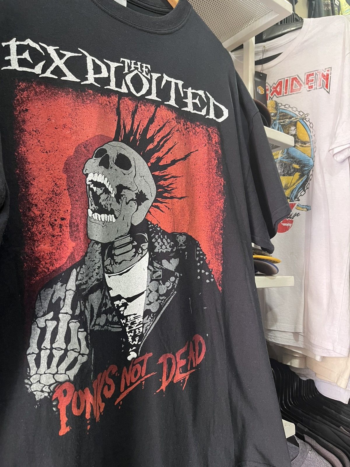 Band Tees The Exploited - "Punks Not Dead" Unisex T-Shirt Size US XL / EU 56 / 4 - 2 Thumbnail