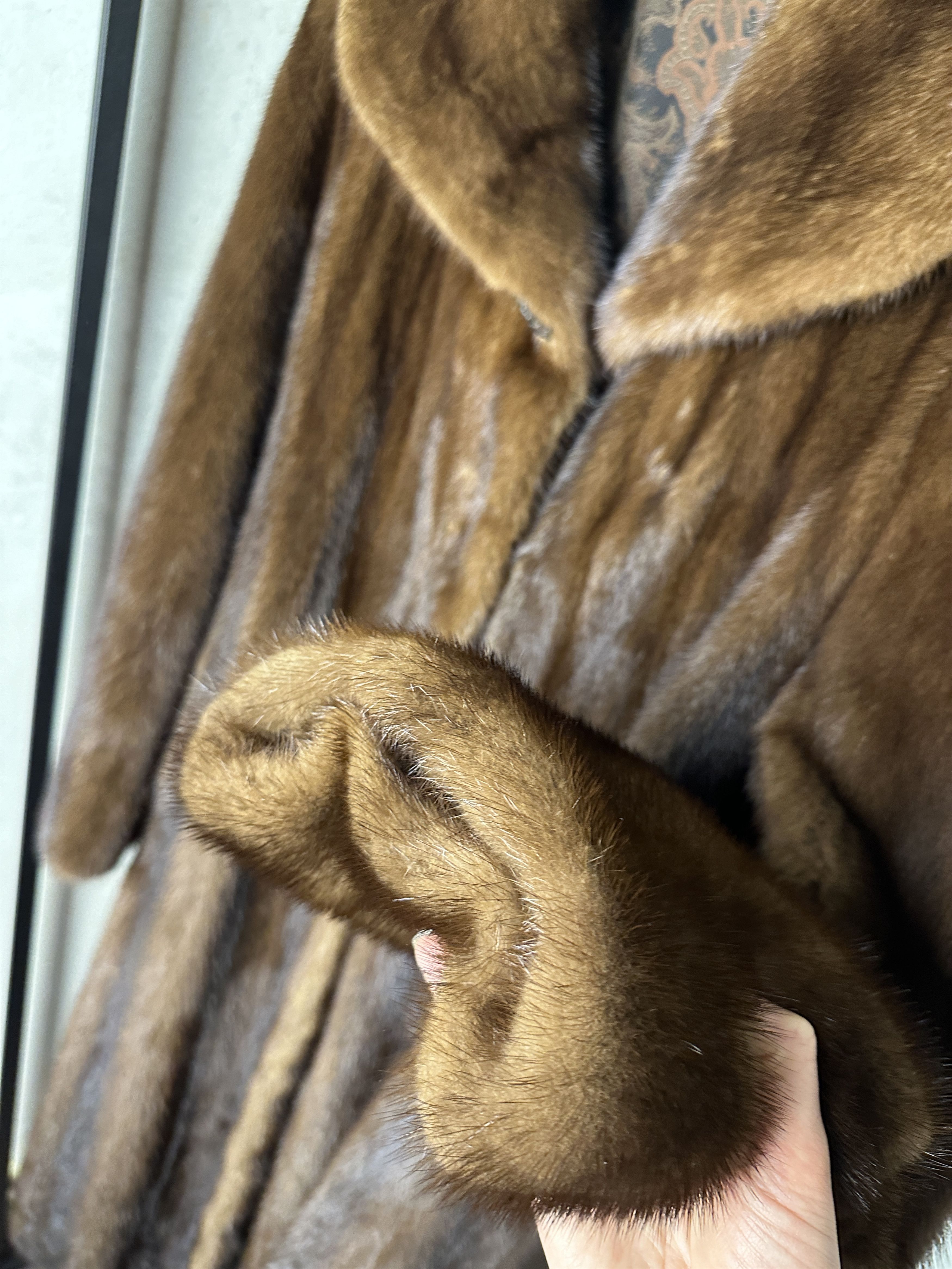 Vintage Long Mink Fur Coat Size M / US 6-8 / IT 42-44 - 8 Thumbnail