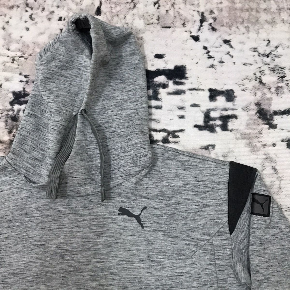Puma Puma Evostripe Black Grey PulloverSweater Hoodie Size US M / EU 48-50 / 2 - 2 Thumbnail