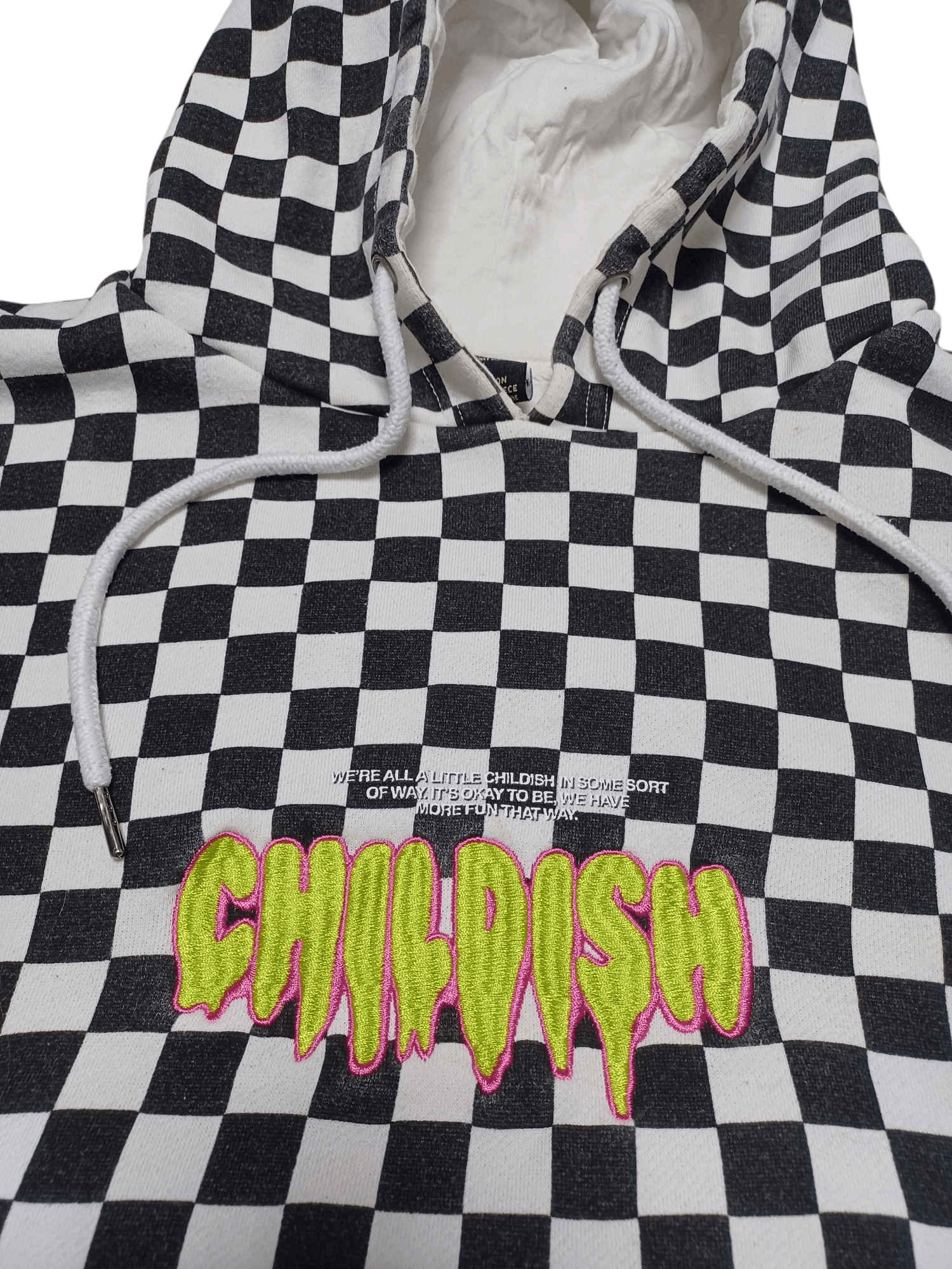 CHILDS CHILDISH FIRE EMBRIDERED LOGO AND PRINT HOODIE Size US XL / EU 56 / 4 - 2 Thumbnail