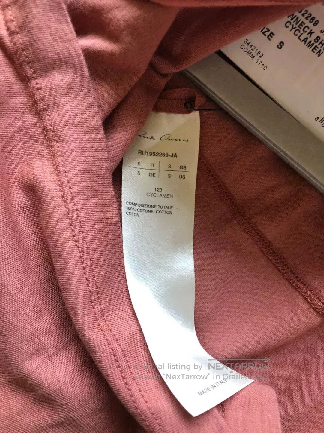Rick Owens Rick Owens Short Sleeve Crewneck Top. Size US S / EU 44-46 / 1 - 5 Thumbnail