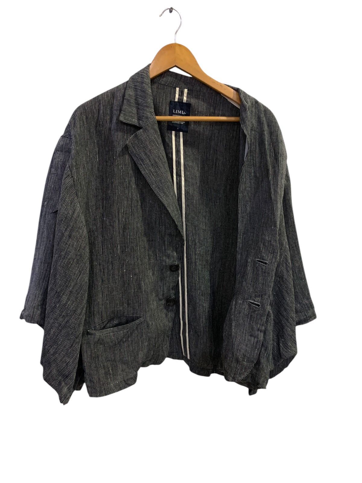 Limi Feu × Yohji Yamamoto Limi Feu Yohji Yamamoto Oversized Light Jacket Size US XXL / EU 58 / 5 - 6 Thumbnail