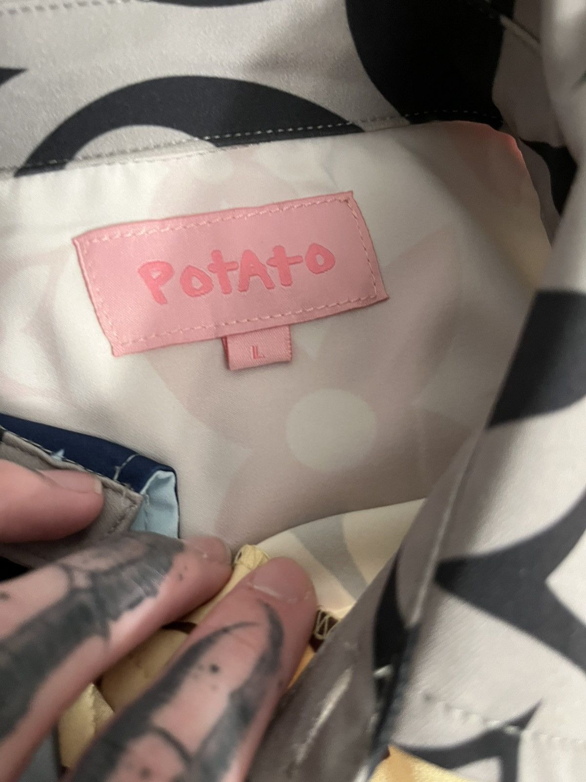 Imran Potato Imran potato louis vuitton vomit button up Size US L / EU 52-54 / 3 - 6 Thumbnail