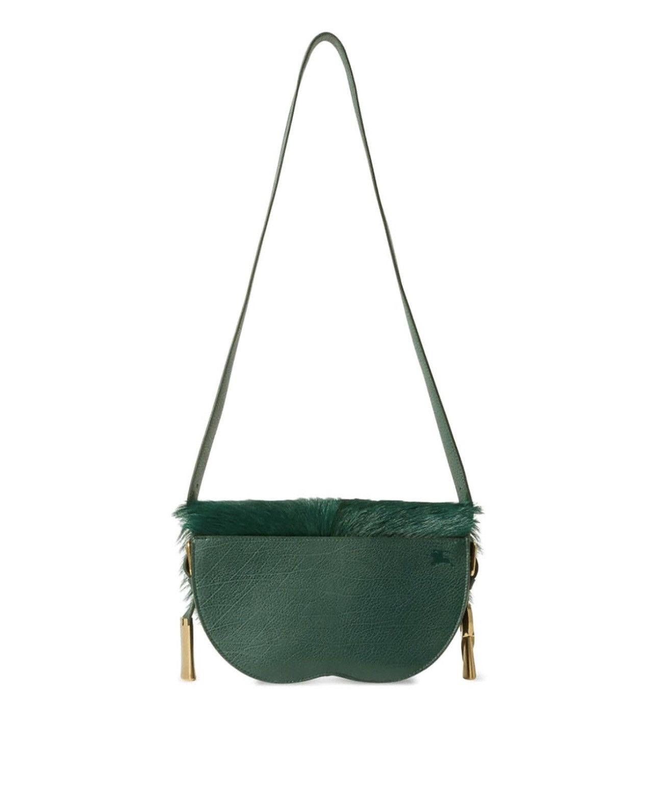 Burberry Green Burberry Adjustable Fur Bag Size ONE SIZE - 4 Thumbnail