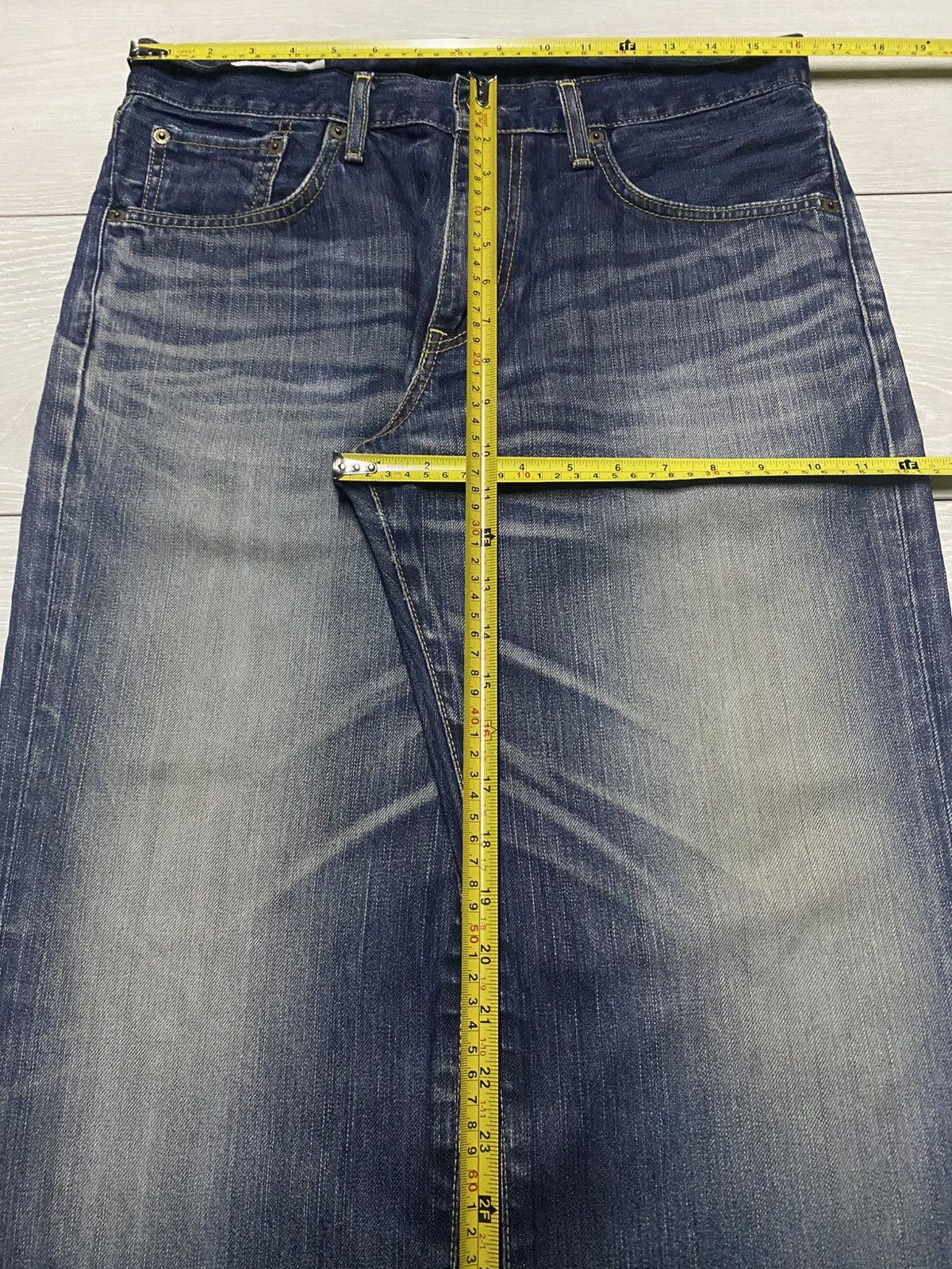 Edwin Vintage Edwin 503 Mud Wash Baggy Jeans Size US 32 / EU 48 - 13 Thumbnail