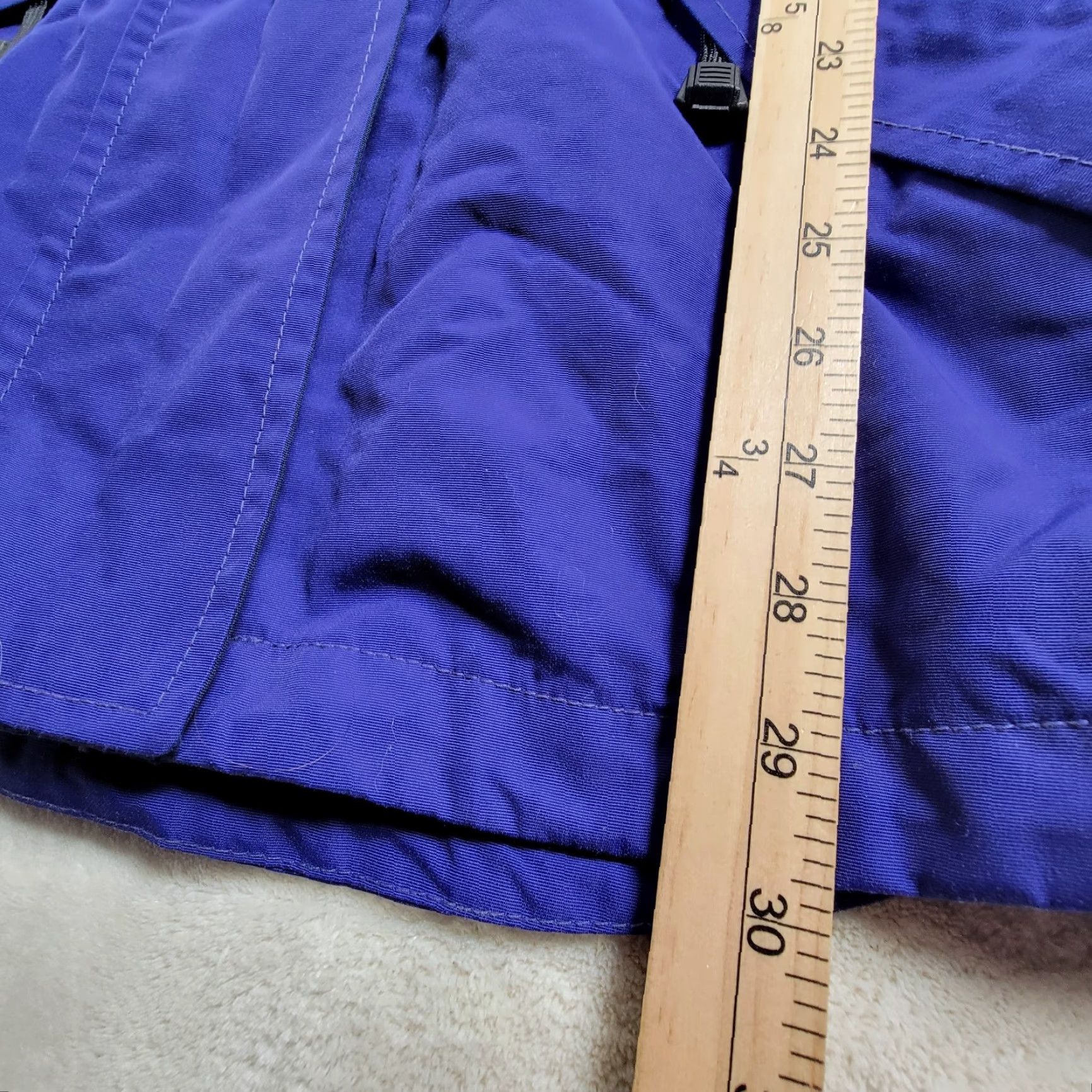 Vintage Columbia Titanium Womens Jacket L Omnitech Waterproof Blue Black Zip Hooded Pockets Size L / US 10 / IT 46 - 5 Thumbnail