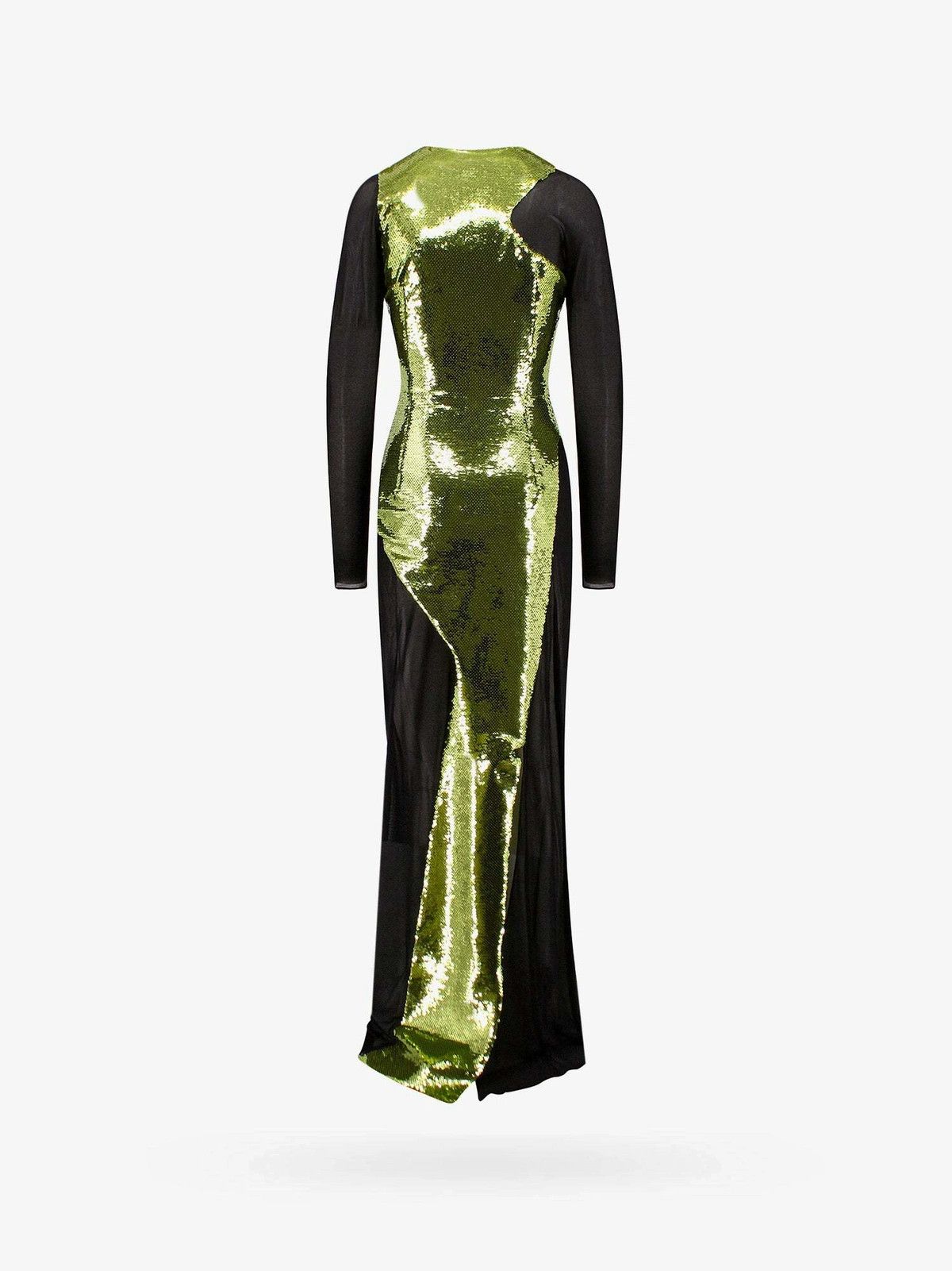 Tom Ford o1w1db10225 AB3181 Maxi Dress in Green Black Size XXS / US 00 / IT 34 - 2 Thumbnail