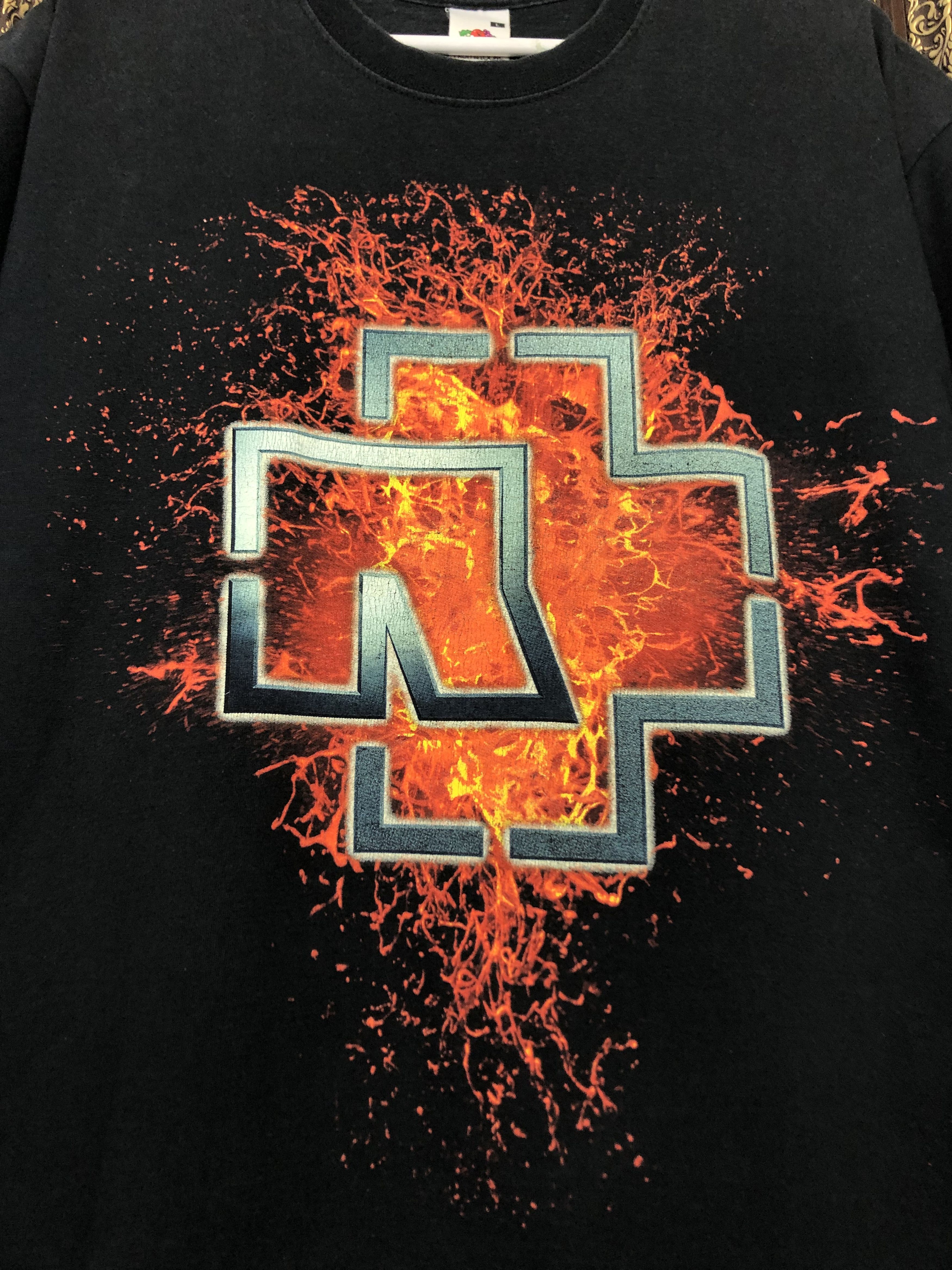 Band Tees Vintage Rammstein Die Sonne Burn Over Print Shirt Band Tee Size US L / EU 52-54 / 3 - 3 Thumbnail