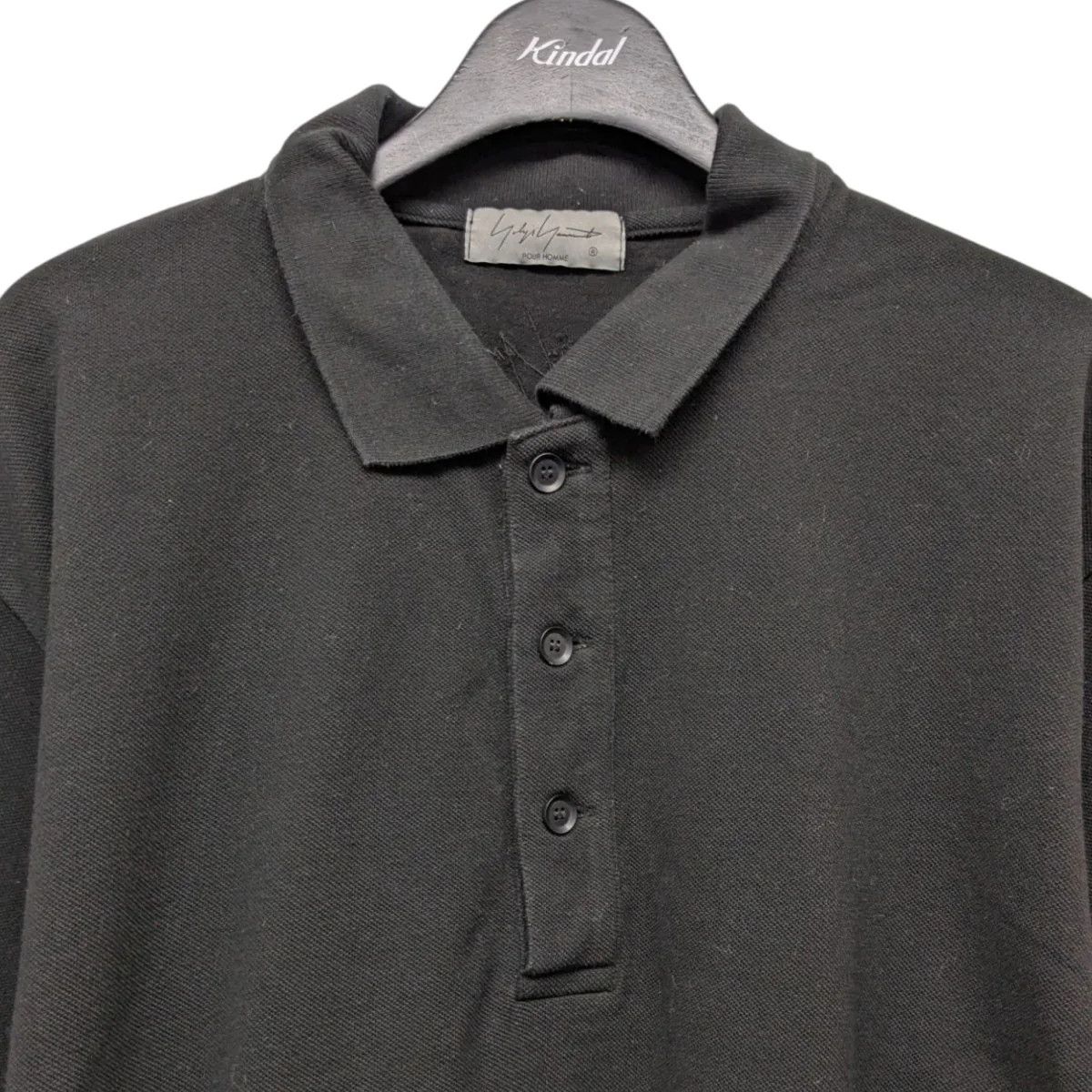 Yohji Yamamoto Yohji Yamamoto pour homme Back logo/embroidery/polo shirt Size US XL / EU 56 / 4 - 3 Thumbnail