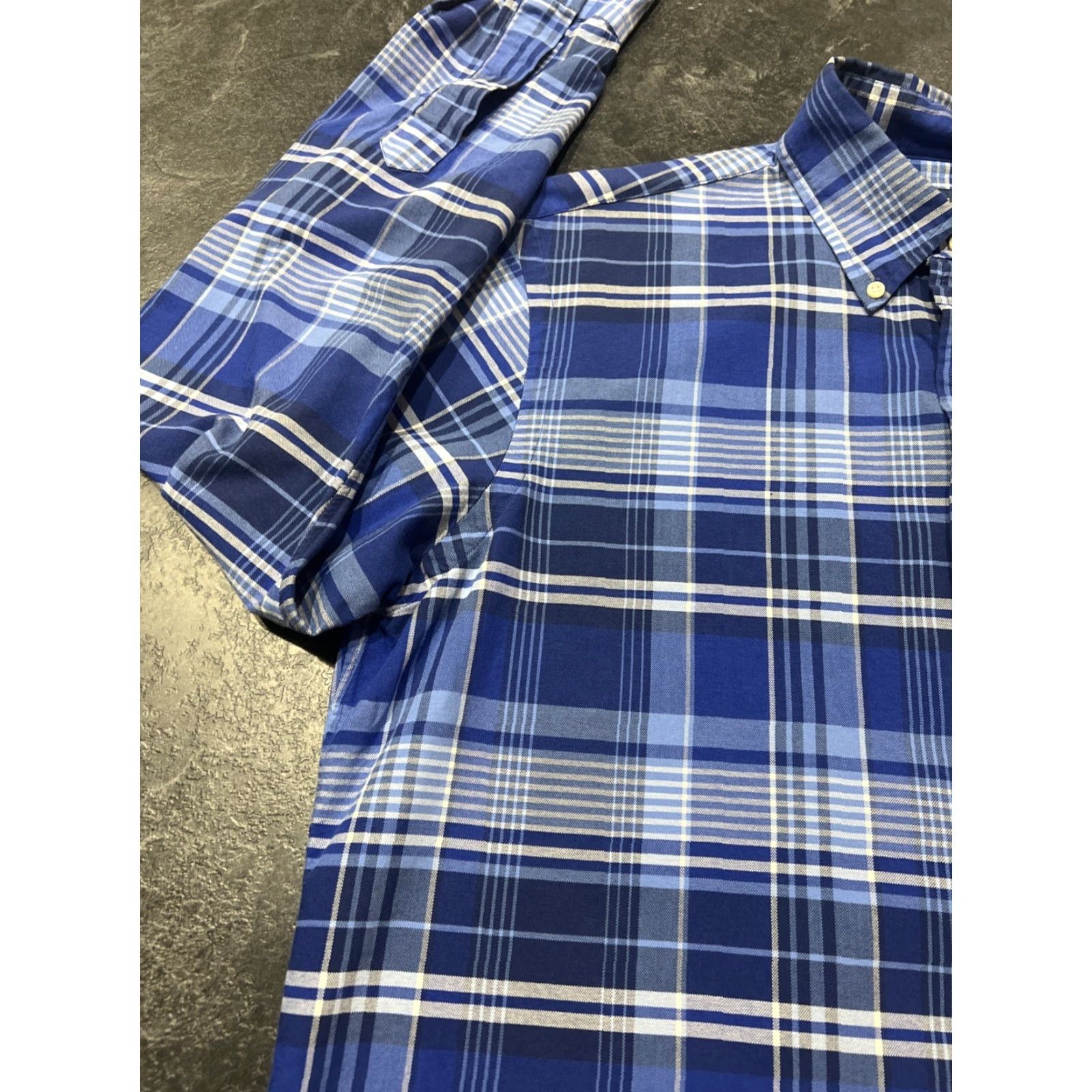 Ralph Lauren Ralph Lauren Shirt Men Button-Up Plaid Blue Long Sleeve M Size US M / EU 48-50 / 2 - 6 Thumbnail