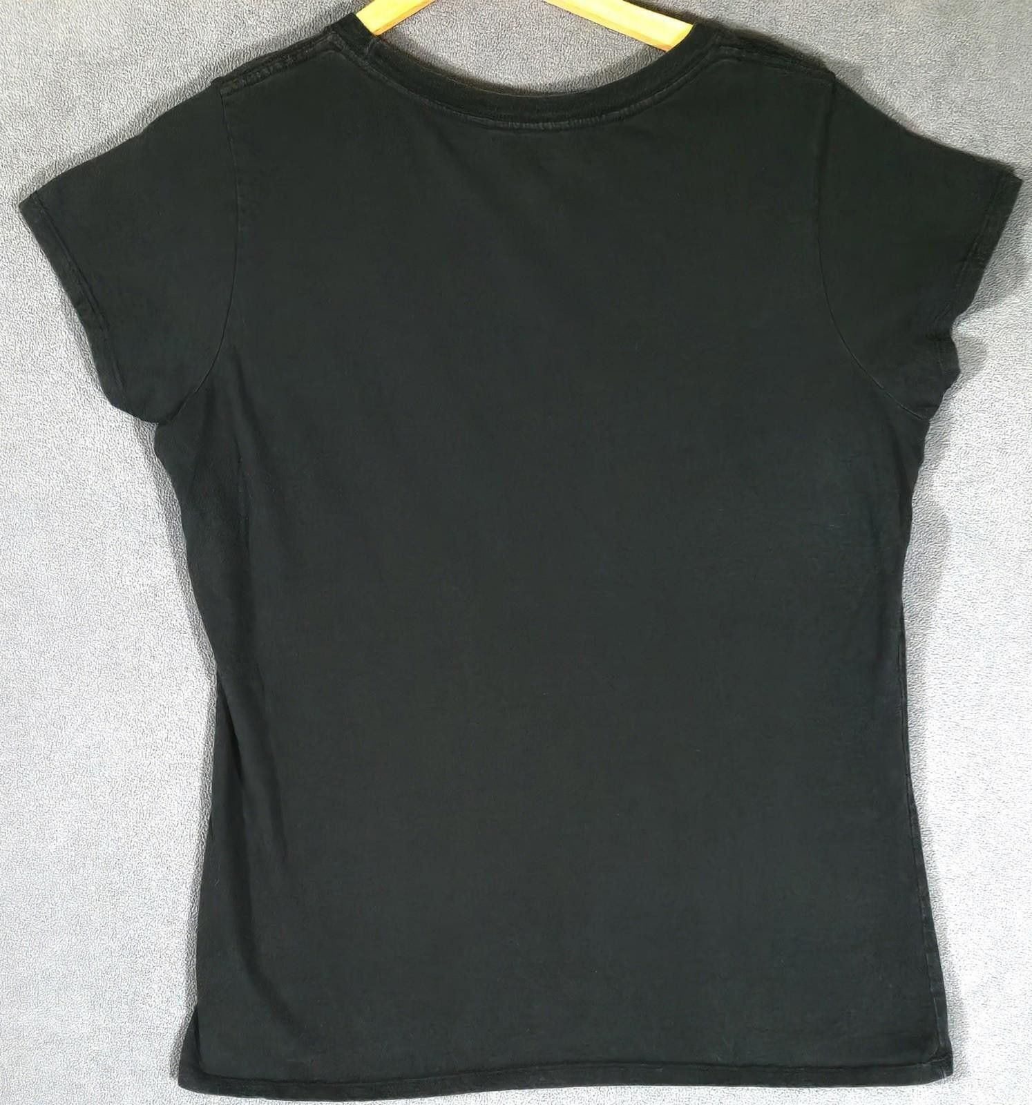 Crescent Down Works Wicked Witch Halloween Graphic T-Shirt Black Moon Stars Size L / US 10 / IT 46 - 4 Thumbnail