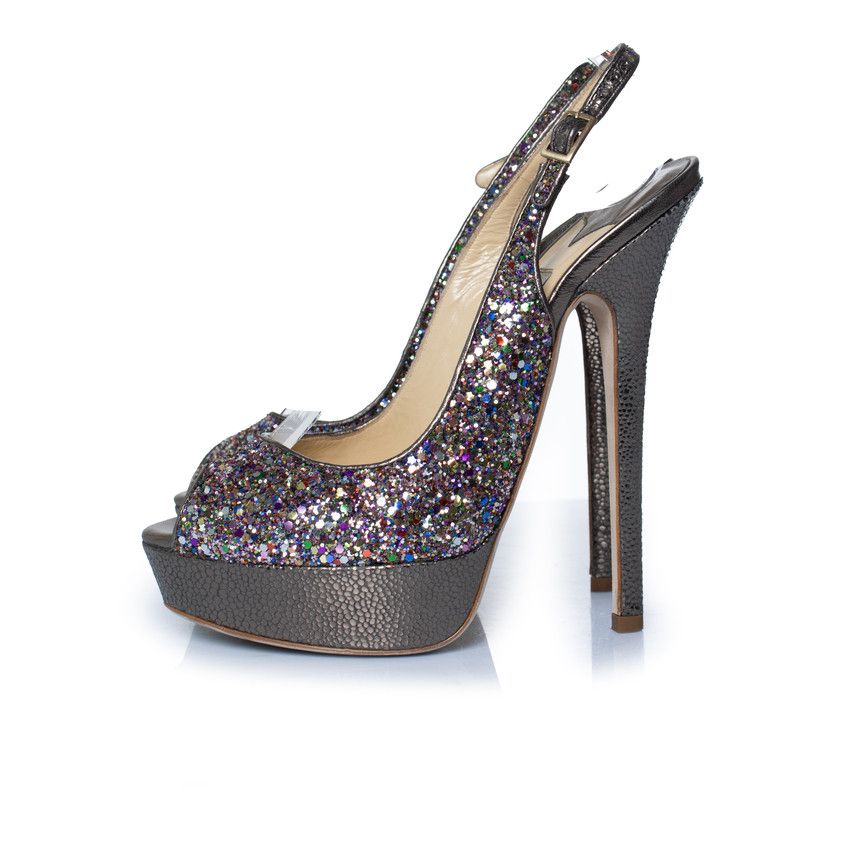 Jimmy Choo Jimmy Choo, Glitter pumps Size US 7 / IT 37 - 2 Thumbnail
