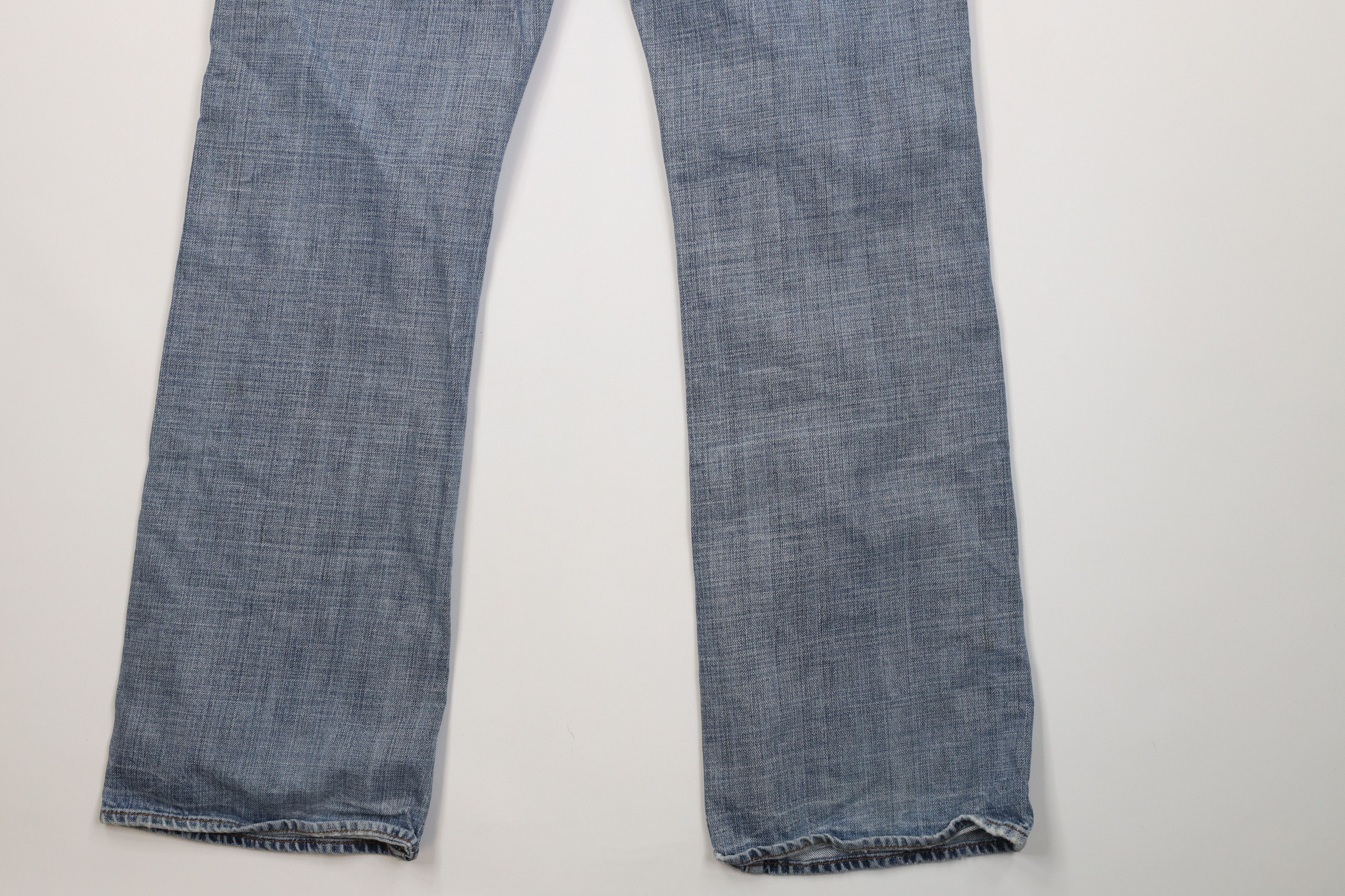 Guess Vintage Y2K Guess Wide Leg Bootcut Denim Jeans Blue Cotton Size US 32 / EU 48 - 15 Thumbnail
