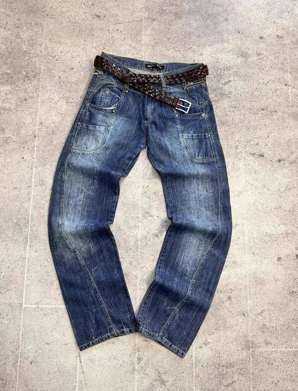 Emporio Armani × Japanese Brand Emporio Armani Jeans Vintage Streetwear Y2K Size US 31 - 3 Thumbnail