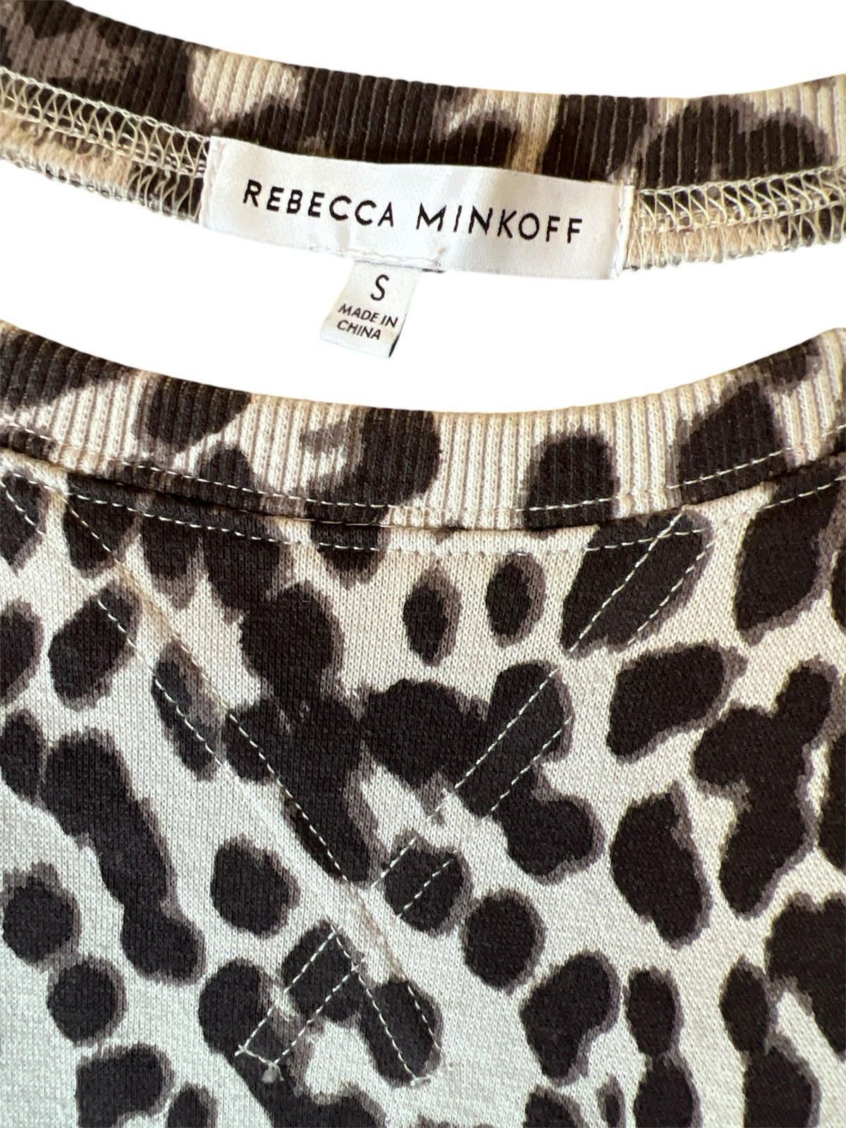 Designer REBECCA MINKOFF JANINE SWEATSHIRT SZ S MRSP $98 Size S / US 4 / IT 40 - 3 Thumbnail