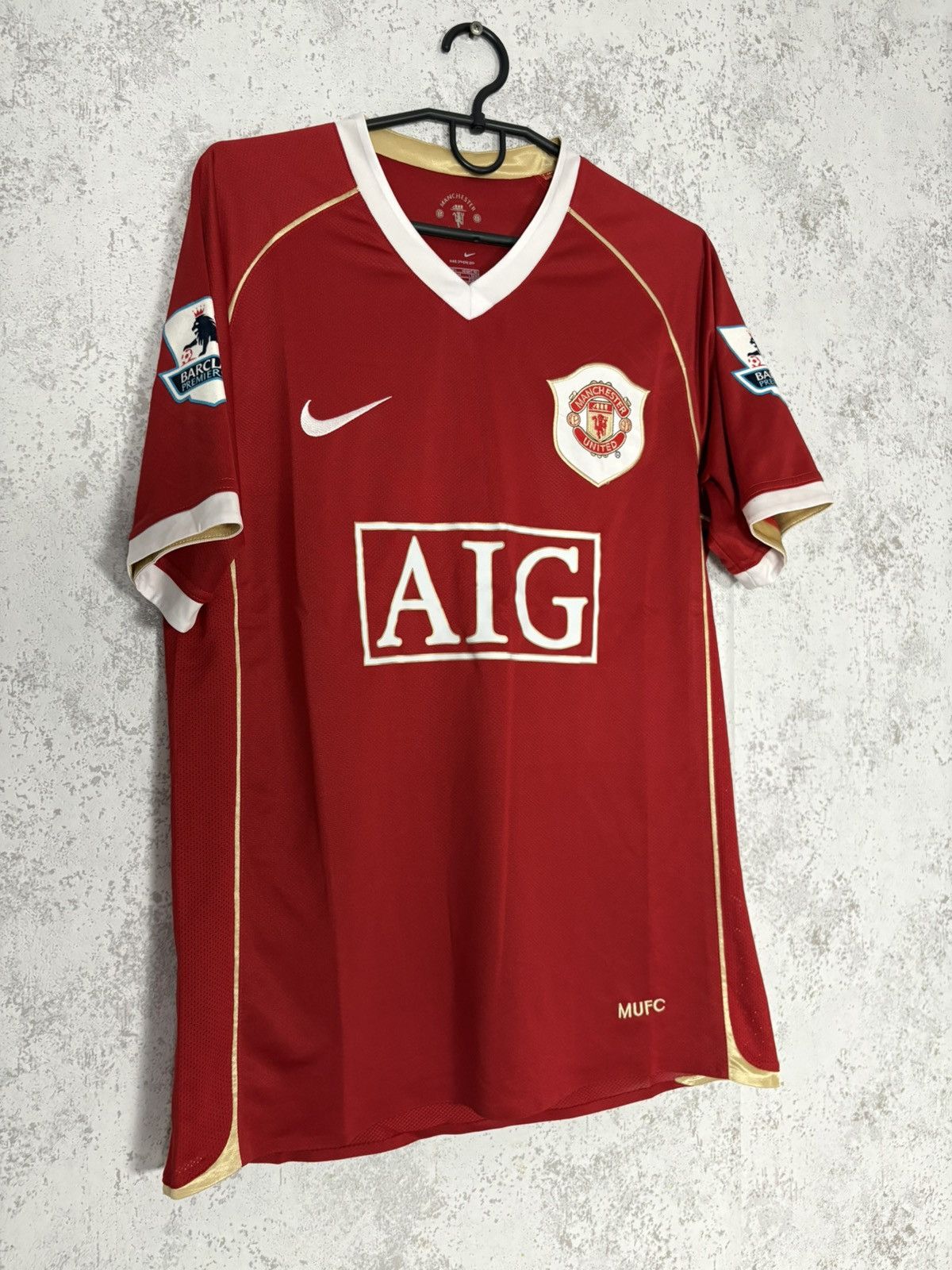 Nike Manchester United 2006/07 Wayne Rooney #8 Home Jersey NIKE Size US L / EU 52-54 / 3 - 2 Thumbnail