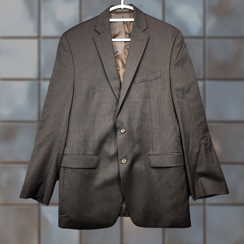 Ralph Lauren Ralph Lauren LRL Mens Sport Coat 40 L Black 100% Wool 2 Button Career Business Coat Jacket Mens Size US XXS / EU 40 - 1 Thumbnail
