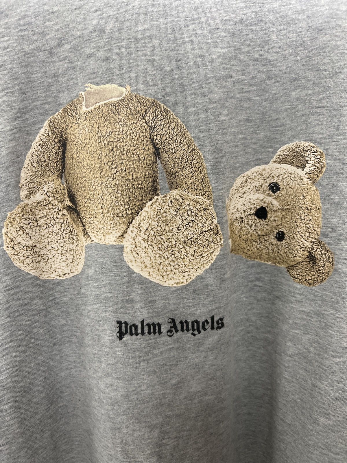 Palm Angels Palm Angels Bear Tee Grey Size US XL / EU 56 / 4 - 2 Thumbnail
