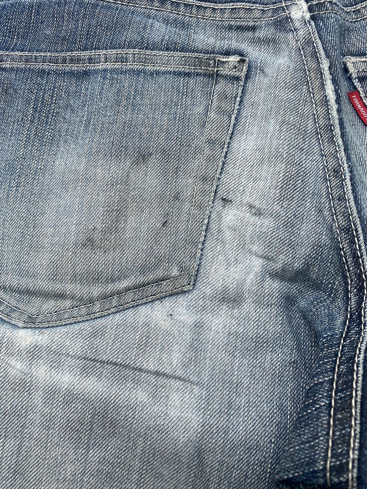 Japanese Brand × Tornado Mart Flare Jeans Tornado Mart Distressed Bootcut Size US 28 / EU 44 - 23 Thumbnail