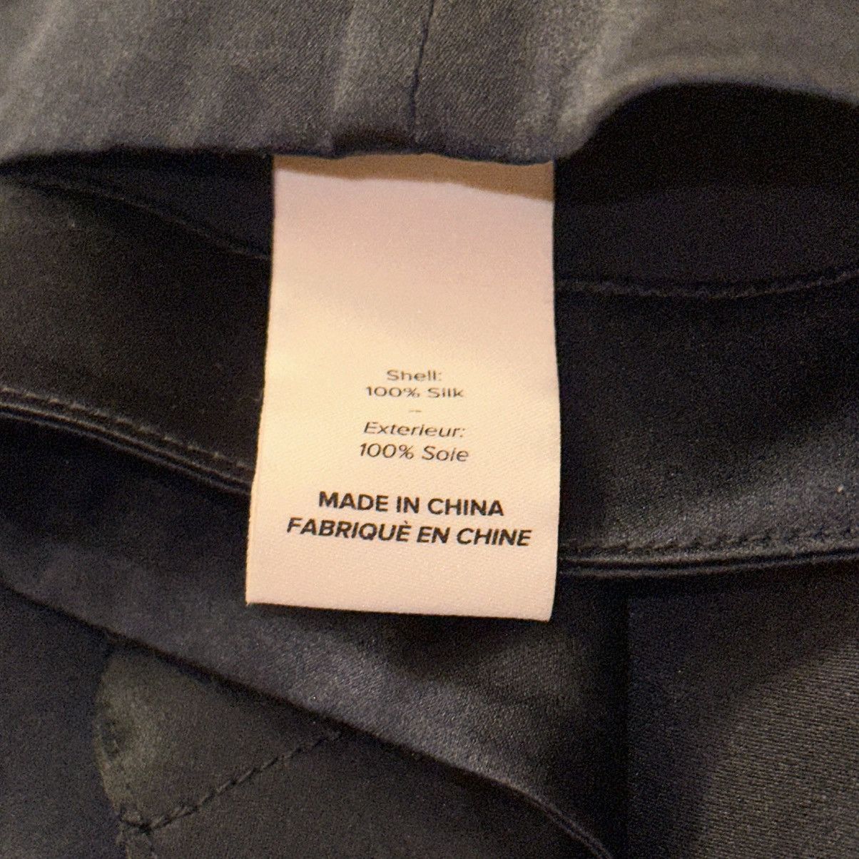 Cinq a Sept cinq à sept dark blue blouse 100% silk Size L / US 10 / IT 46 - 9 Thumbnail