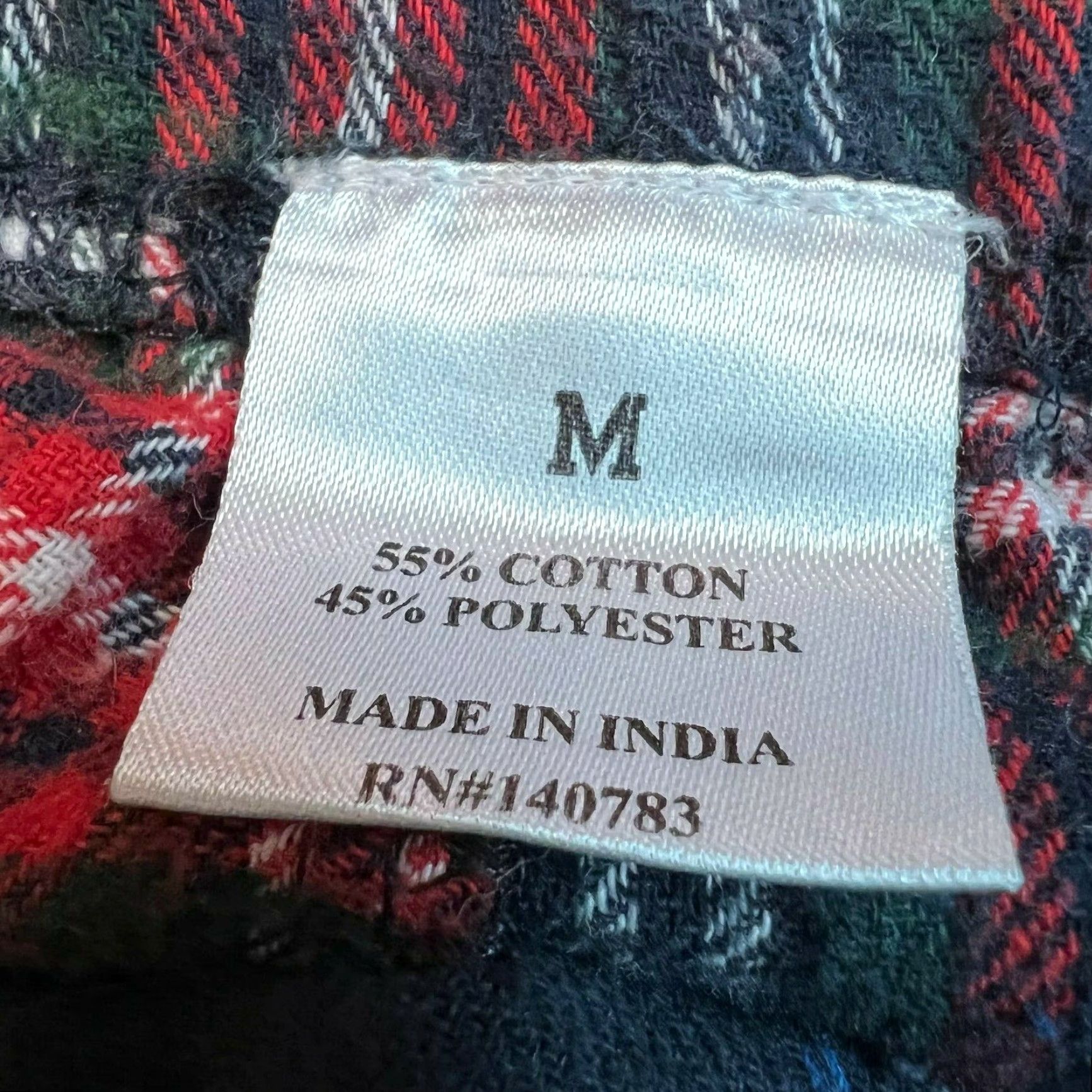 Vintage Womens Sleepwear Pajama Pants Elastic Waist Drawstring Plaid Blue Size Medium Size 32" / US 10 / IT 46 - 7 Thumbnail