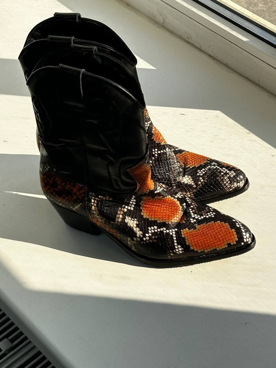 Custommade Custommade Cowboy Boots Rodeo Hype Snake Skin Pattern Size US 8 / IT 38 - 4 Thumbnail