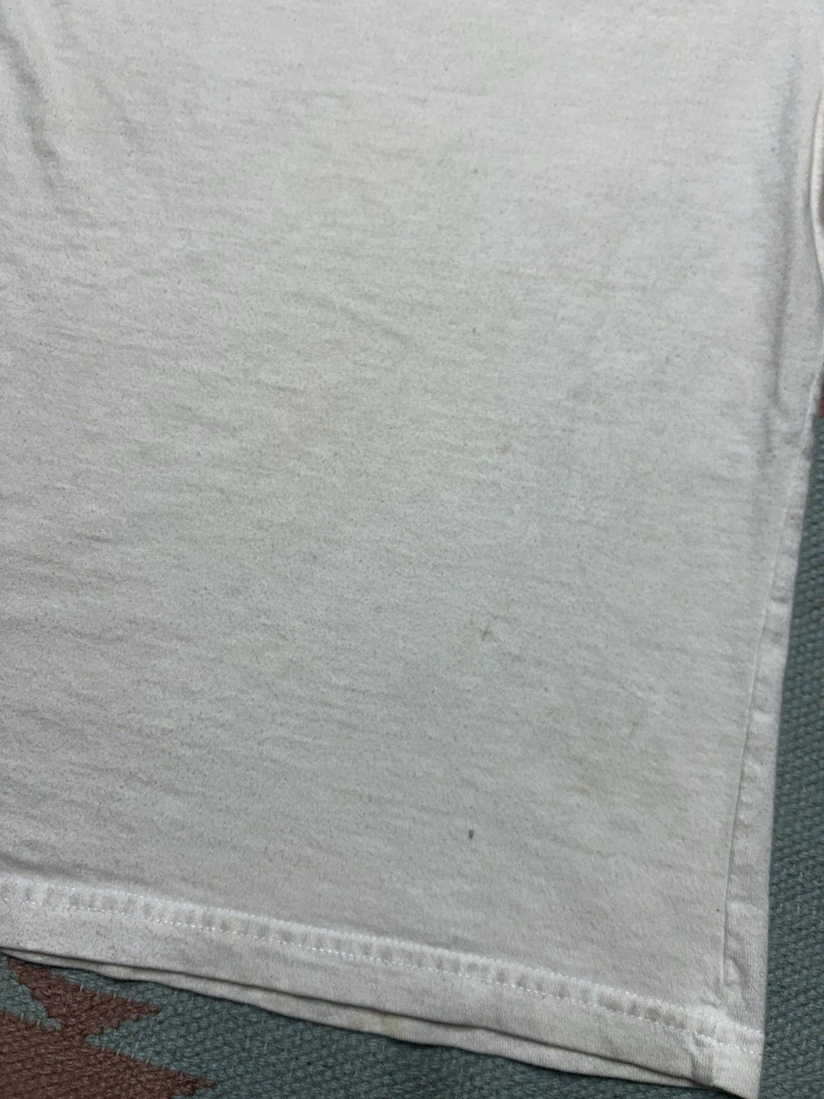 Vintage Vtg blank white t shirt soft youth large/XL women’s baby tee Size S / US 4 / IT 40 - 8 Thumbnail