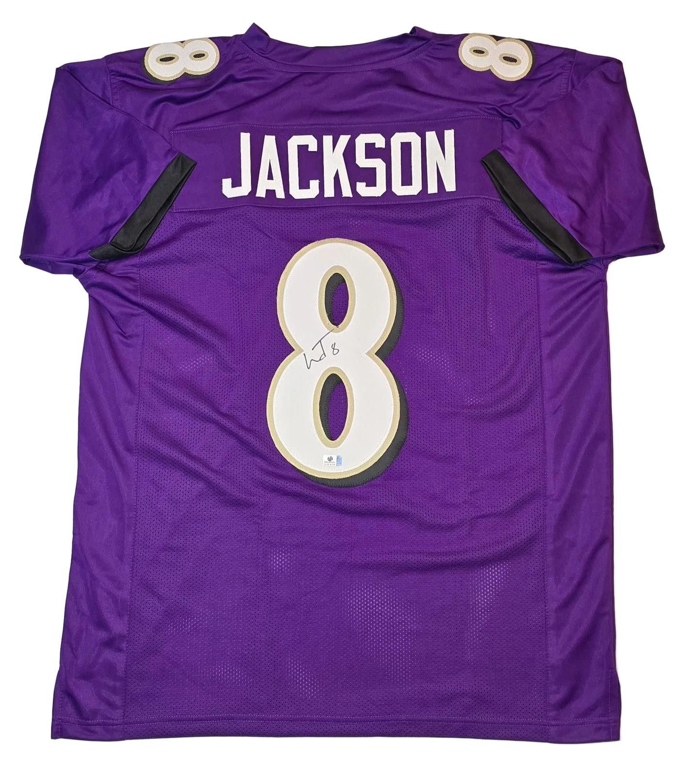 Other Lamar Jackson Autographed Away Football Jersey coa (XL) Size ONE SIZE - 2 Thumbnail