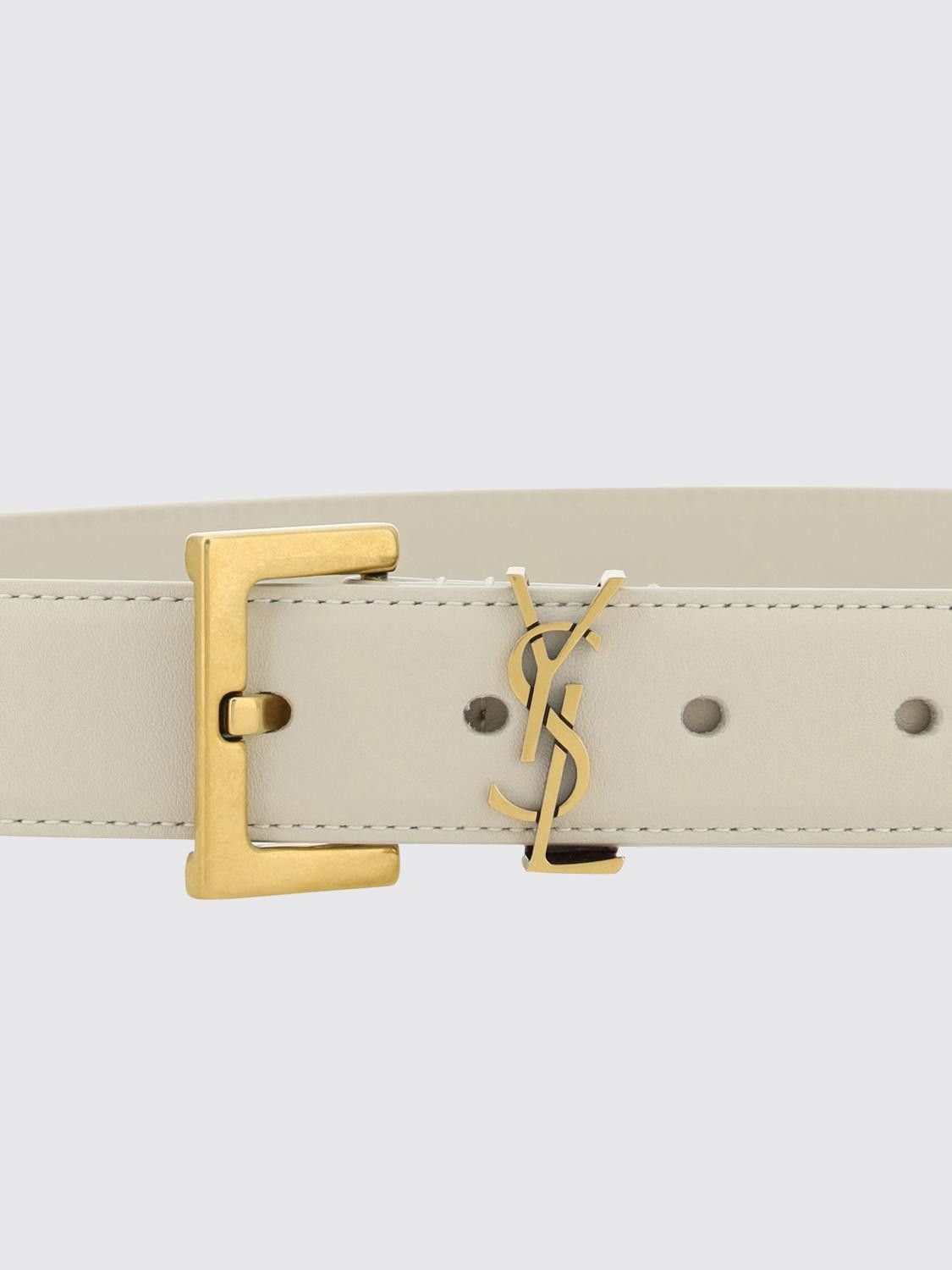 Saint Laurent Paris Saint Laurent Belt Woman Beige Size ONE SIZE - 1 Thumbnail
