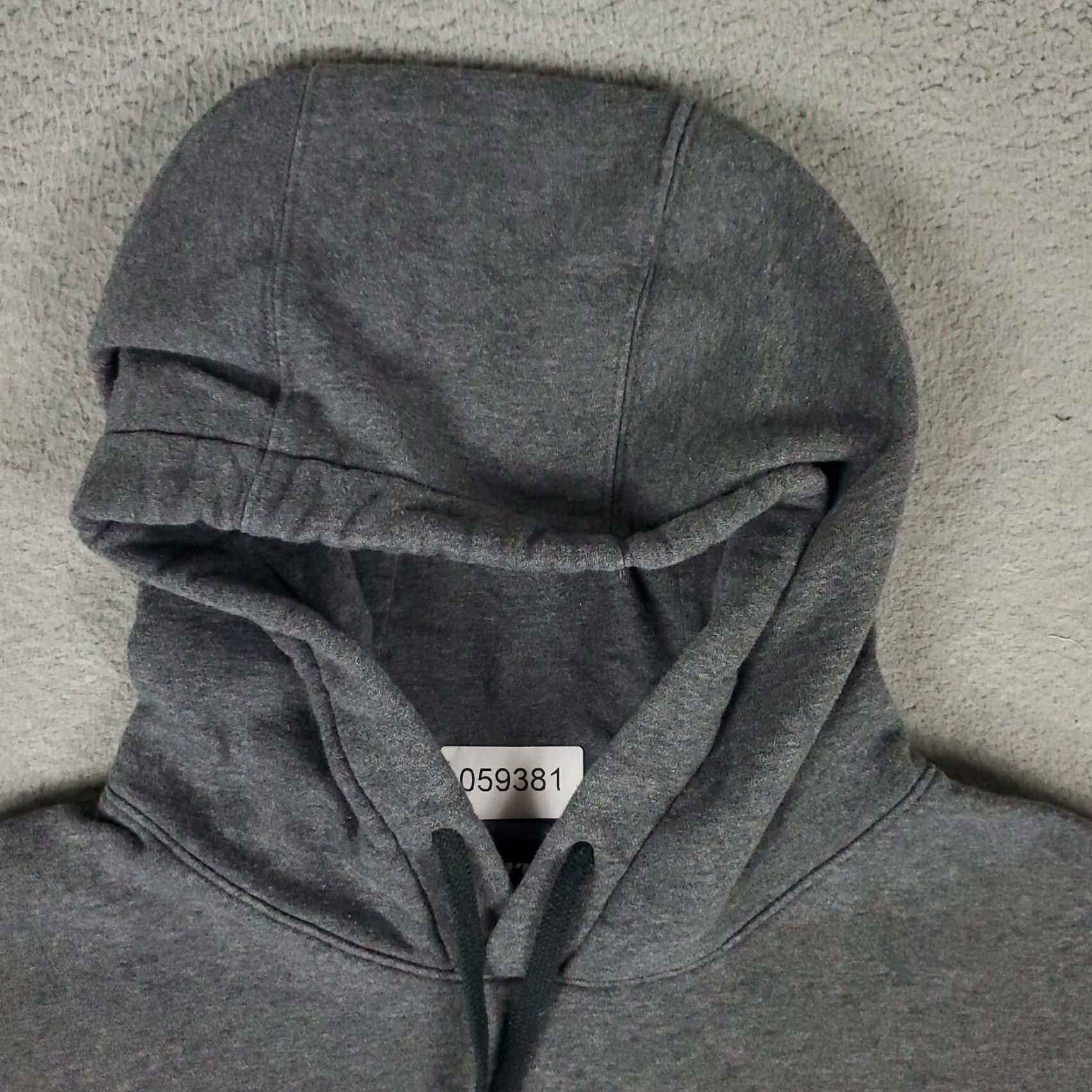 Nike Nike Mens Hoodie Pullover Sweatshirt Size 2XL Gray Swoosh Logo Knit Cotton Blend Polyester Mock Neck Long Sleeve Baggy? Size US XXL / EU 58 / 5 - 2 Thumbnail