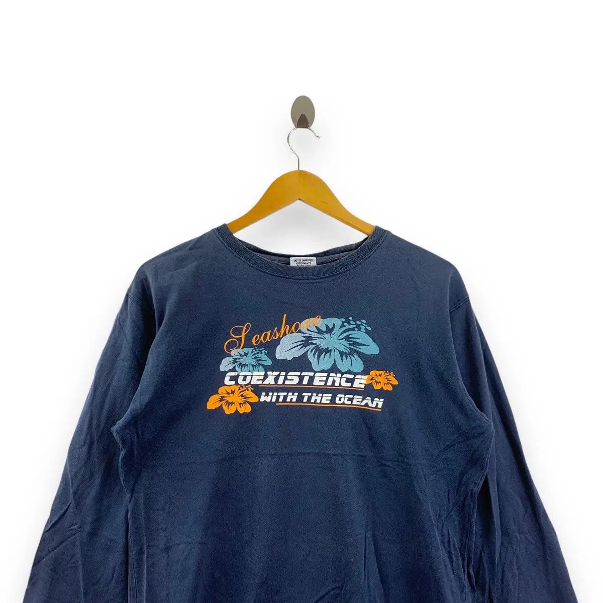 Vintage Vintage MOSH BOARDING Seashore Ocean Floral Tee Shirt Size US M / EU 48-50 / 2 - 2 Thumbnail