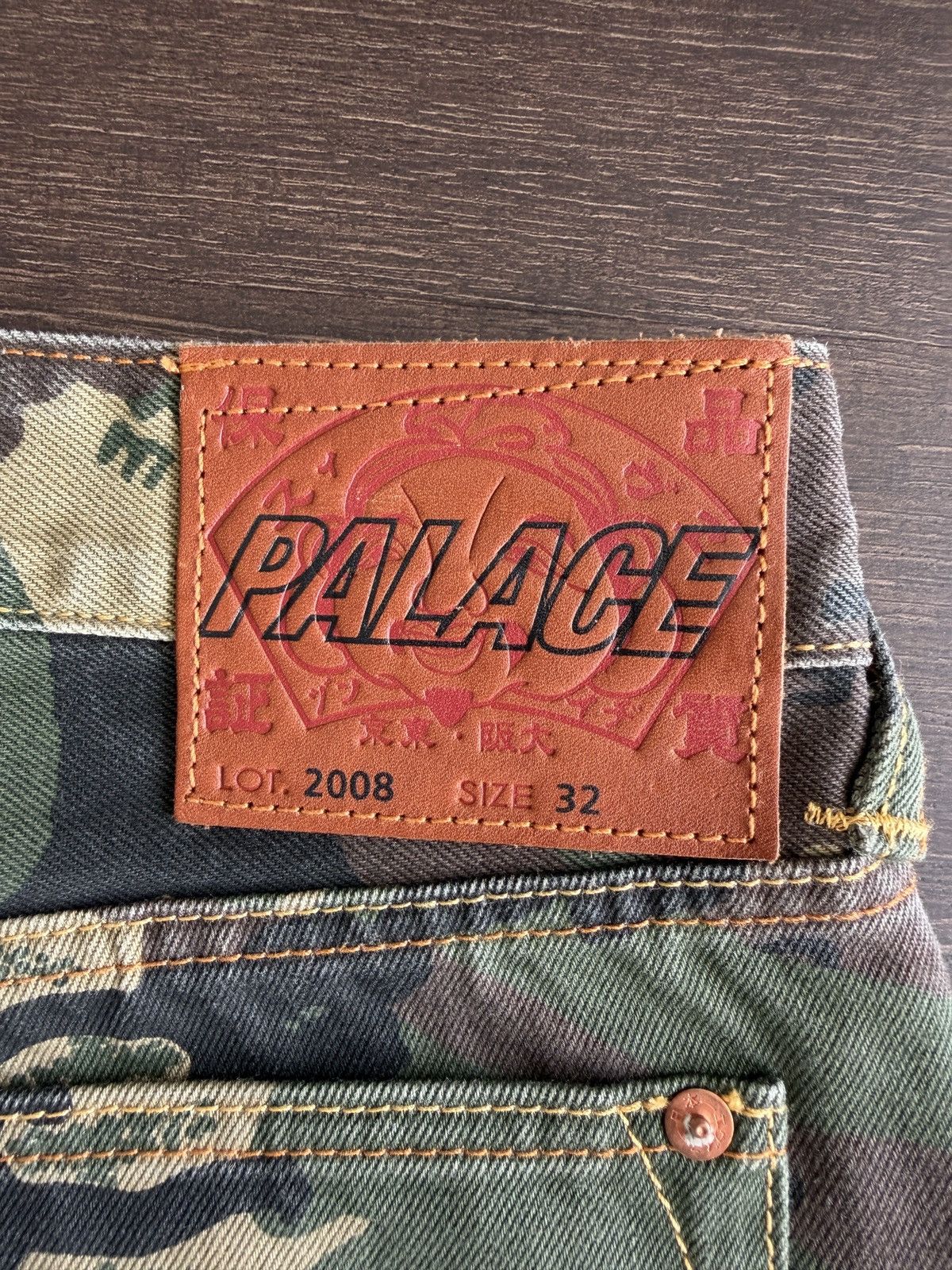 Evisu × Palace Evisu x Palace Camo Denim Multi Pocket Pants Size 32 Size US 32 / EU 48 - 4 Thumbnail