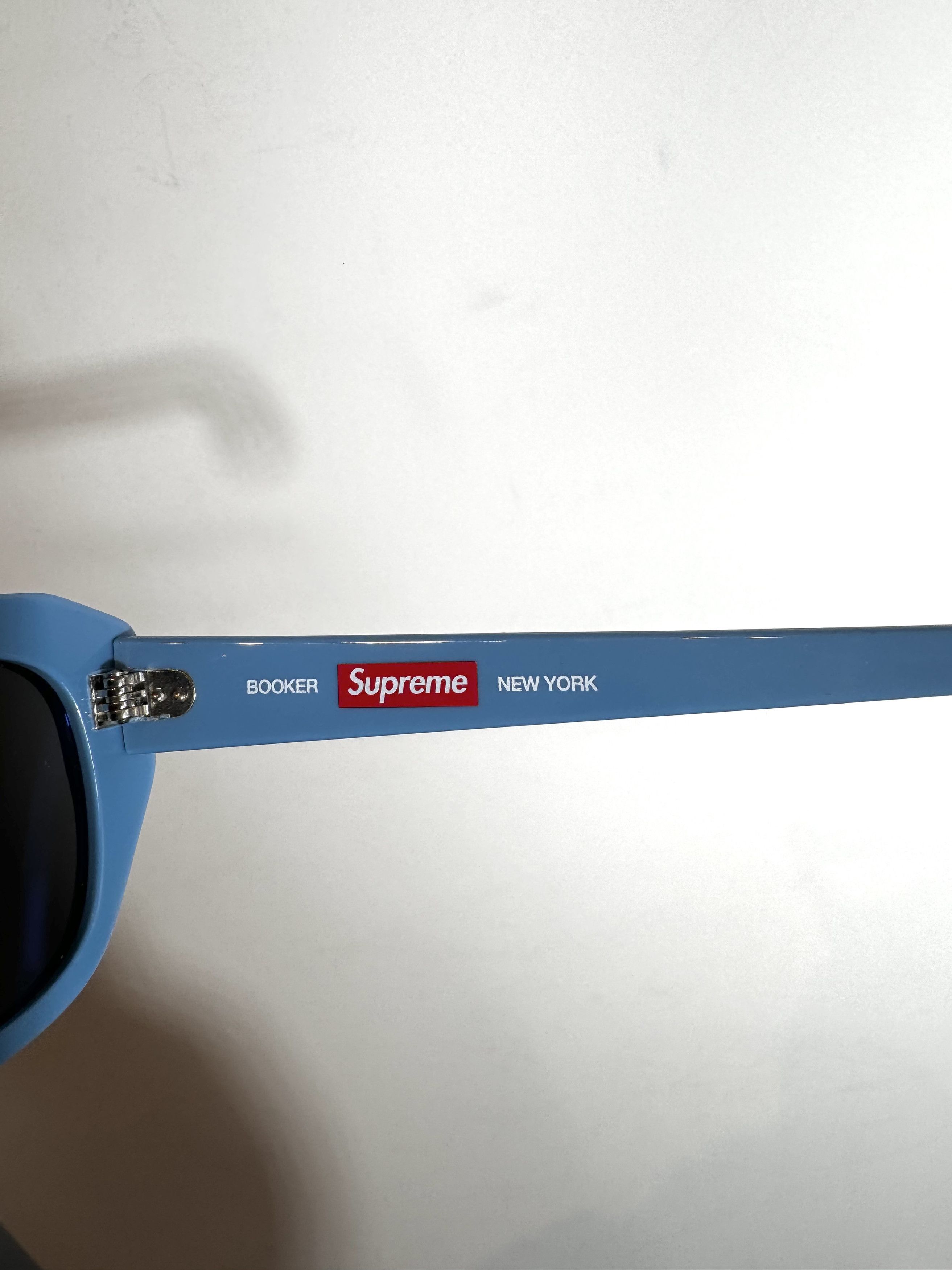 Supreme Supreme Booker Blue Sunglasses Size ONE SIZE - 4 Thumbnail