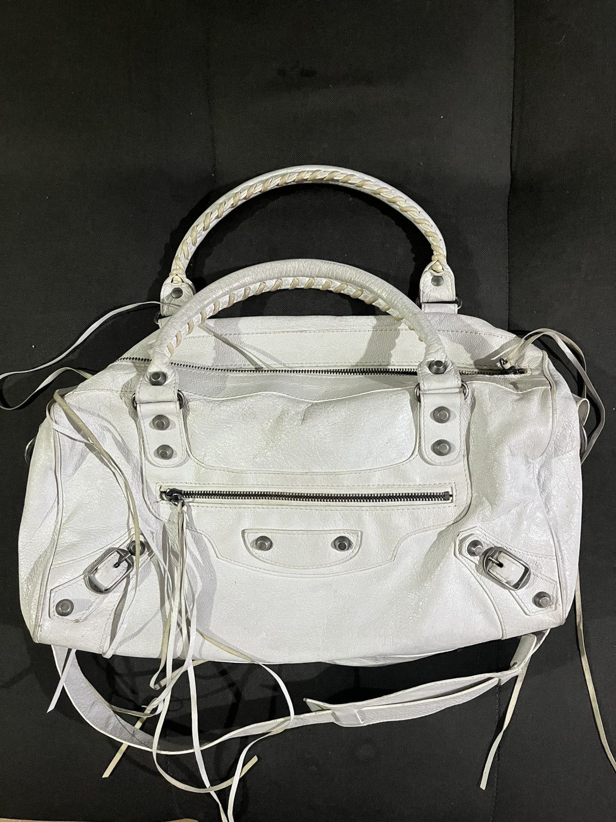Balenciaga Balenciaga City Bag Vintage White | Grailed