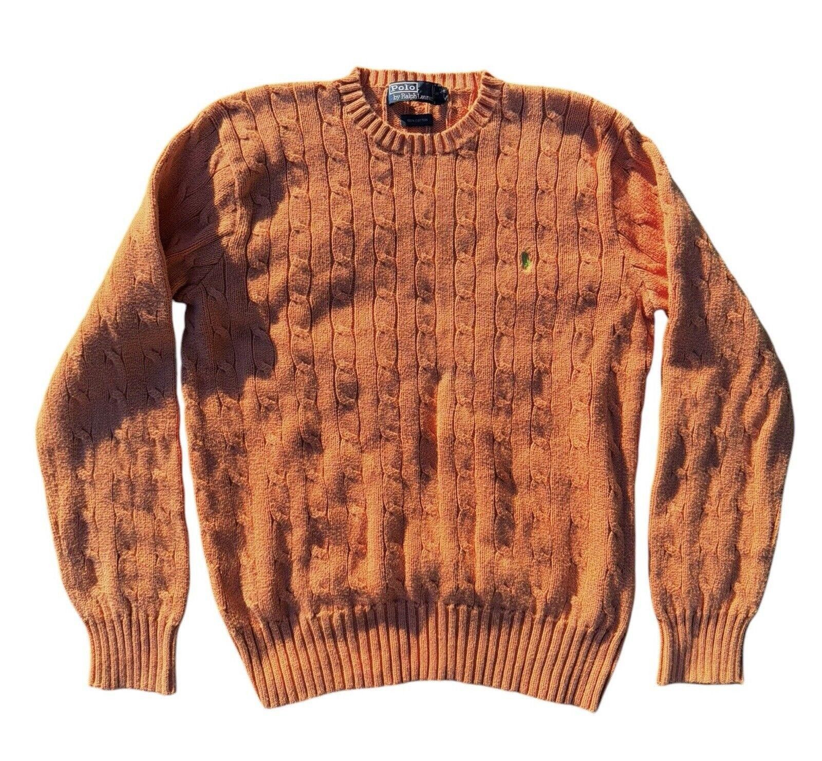Polo Ralph Lauren VTG Polo Ralph Lauren Pony Cable Knit Sweater Womens M Size M / US 6-8 / IT 42-44 - 1 Thumbnail