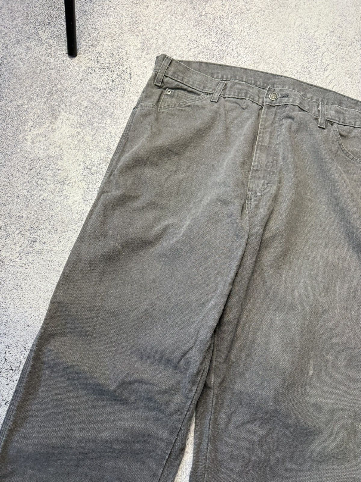 Dickies Vintage Gray Dickies Carpenter Work Pants - 38/32 - Y2K Size US 34 / EU 50 - 8 Thumbnail