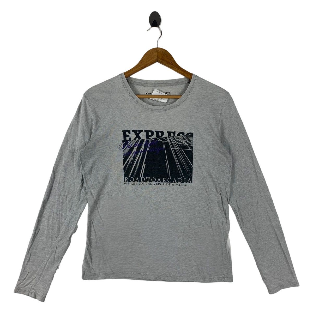 Katharine Hamnett London KATHARINE HAMNETT cut & sewn spellout long sleeve tee Size US M / EU 48-50 / 2 - 1 Thumbnail