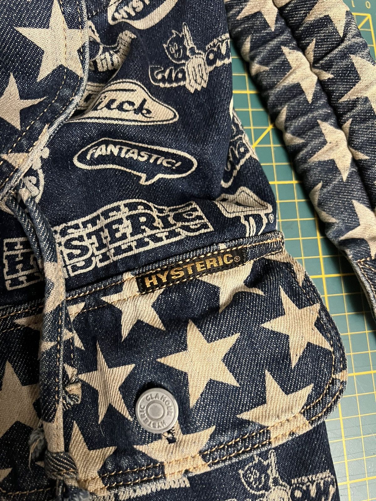 Hysteric Glamour Vintage Hysteric Glamour denim backpack Size ONE SIZE - 3 Thumbnail